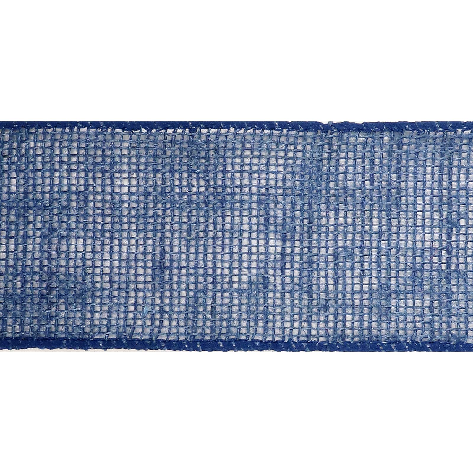 12 Pack: 2.5" x 25ft. Faux Linen Wired Ribbon by Celebrate It®