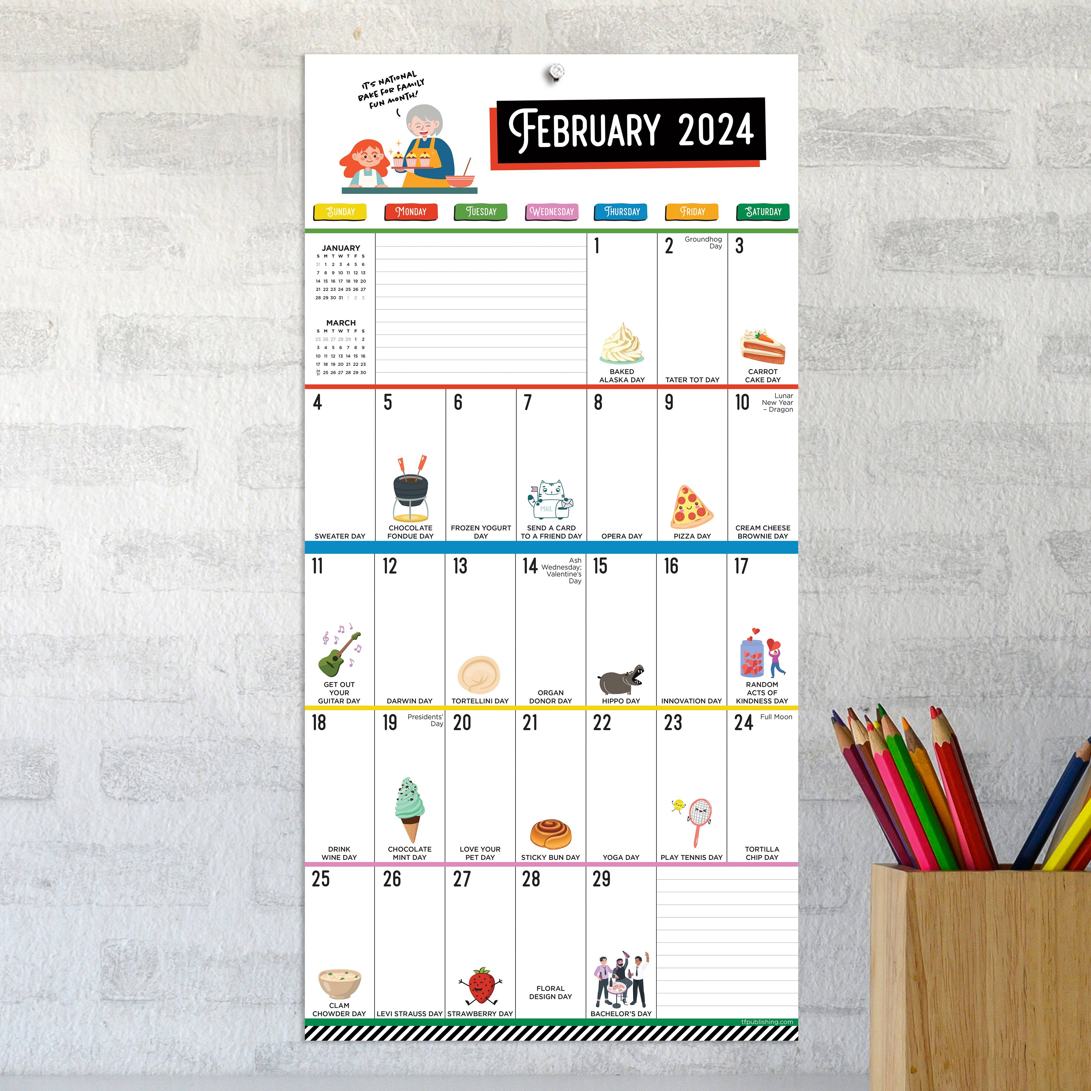 TF Publishing 2024 Every Day&#x27;s A Holiday Mini Calendar