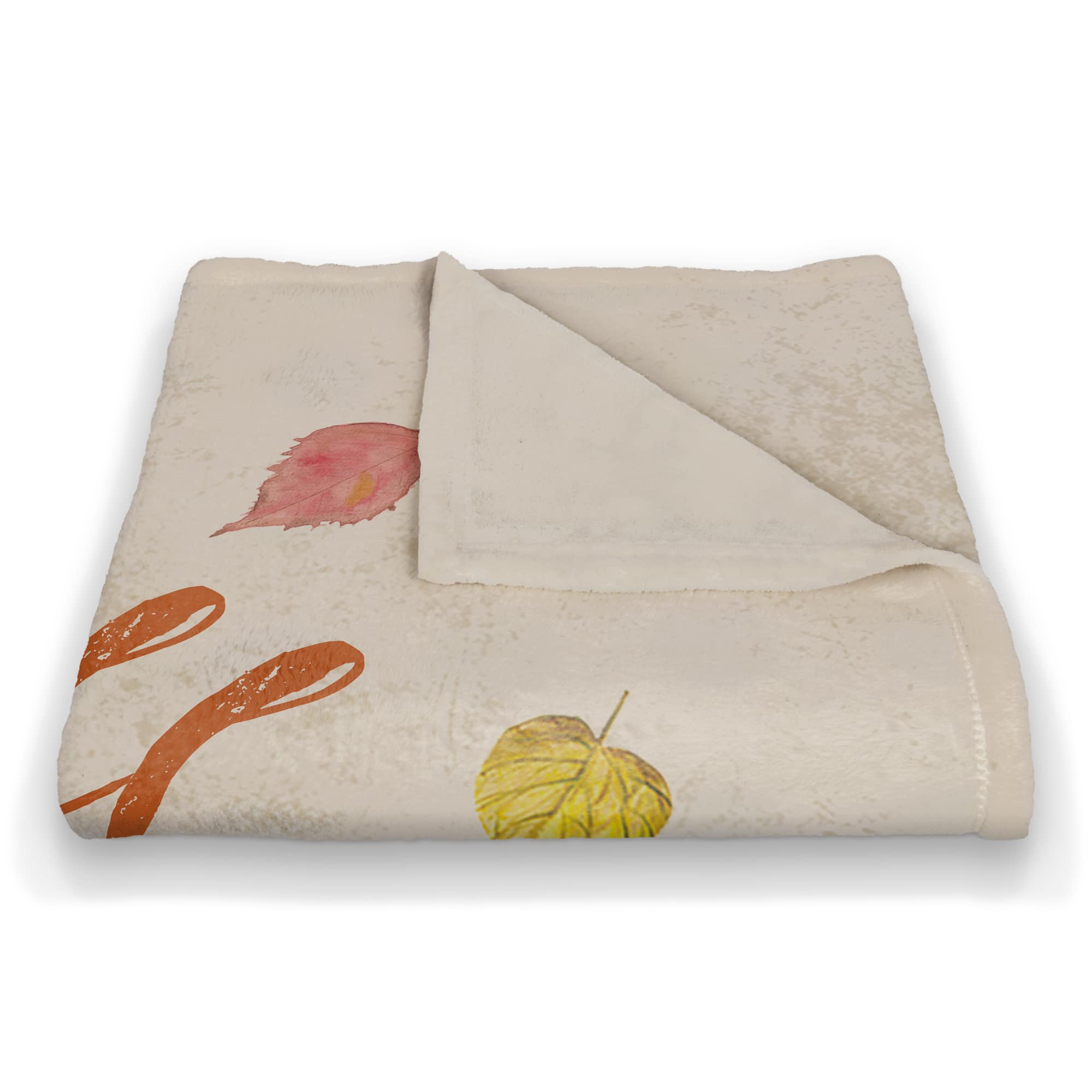 Hello Fall Scarecrow Coral Fleece Throw