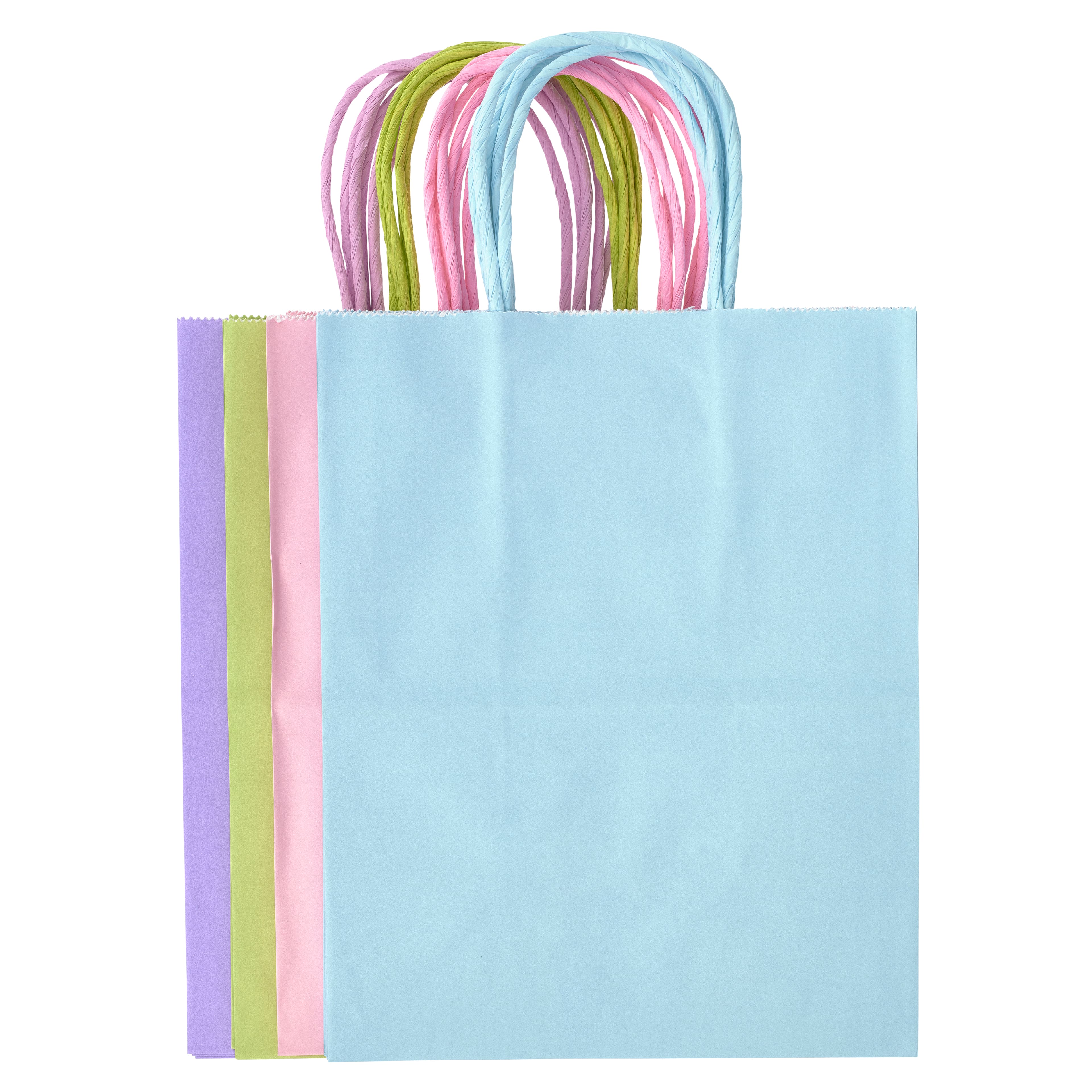 Assorted Pastel Colors Gifting Medium Bags by Celebrate It | 8 x 4.75 x 10 | Michaels