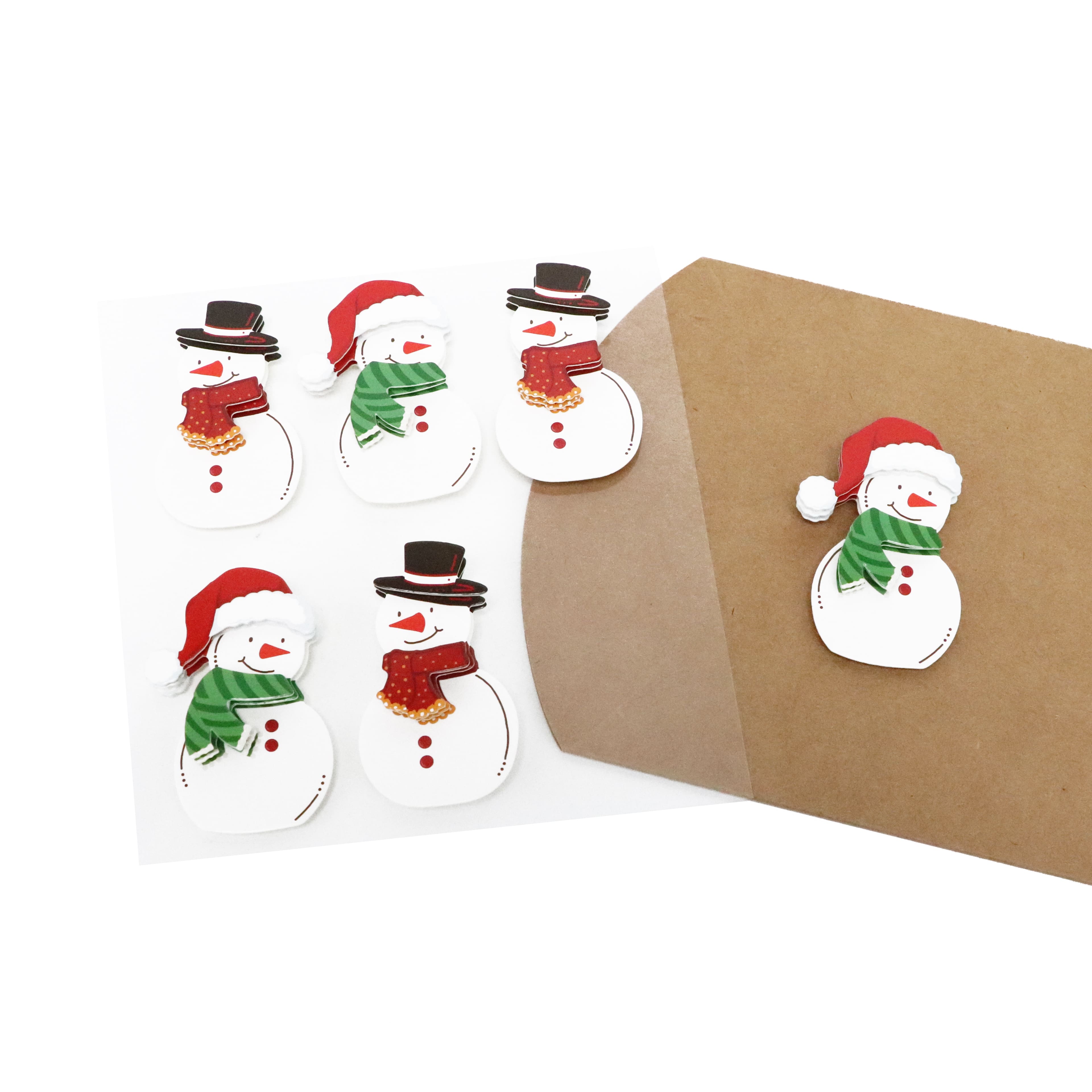 Snowman Dimensional Stickers by Recollections&#x2122;