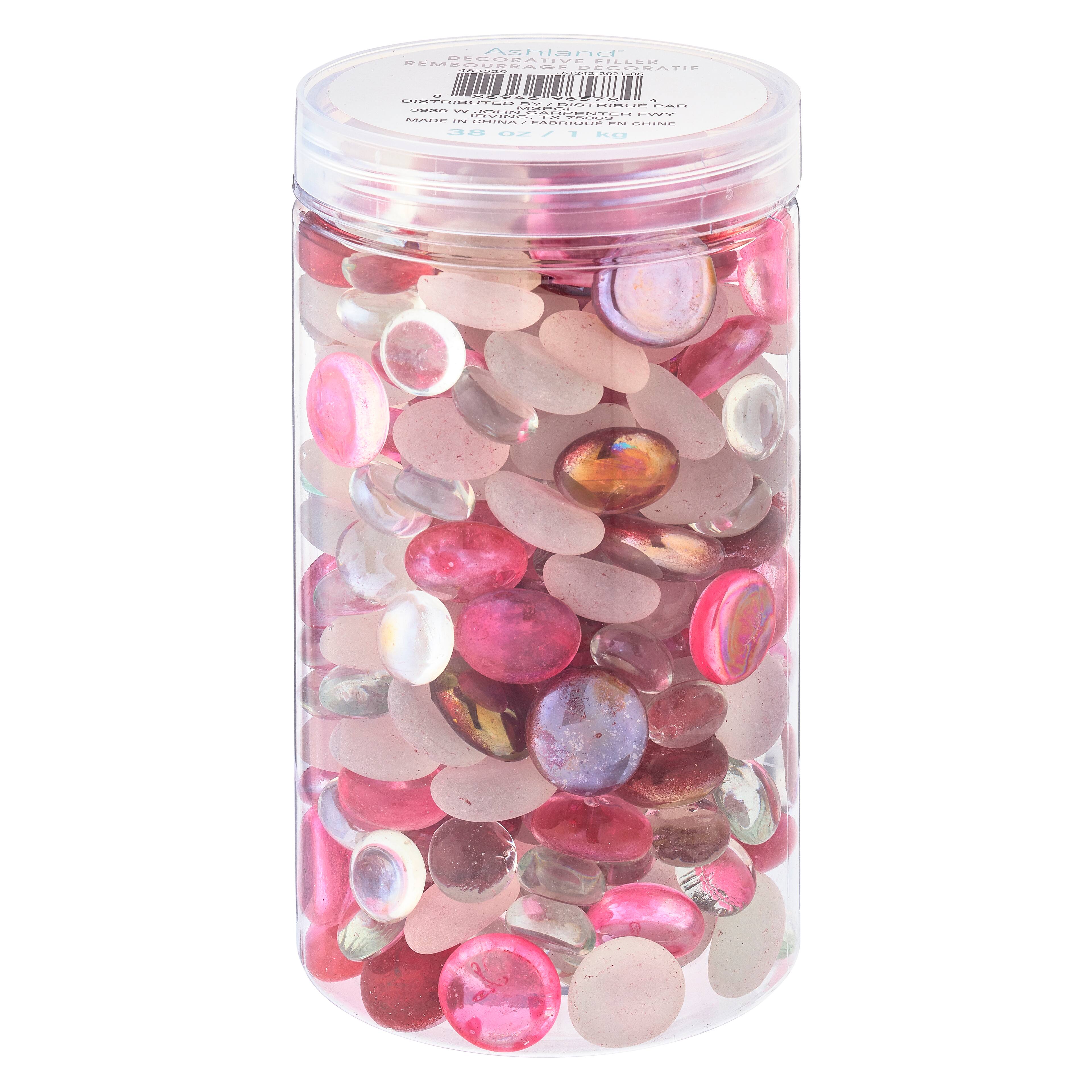 12 Pack: Pink &#x26; White Mix Gem Value Pack By Ashland&#x2122;