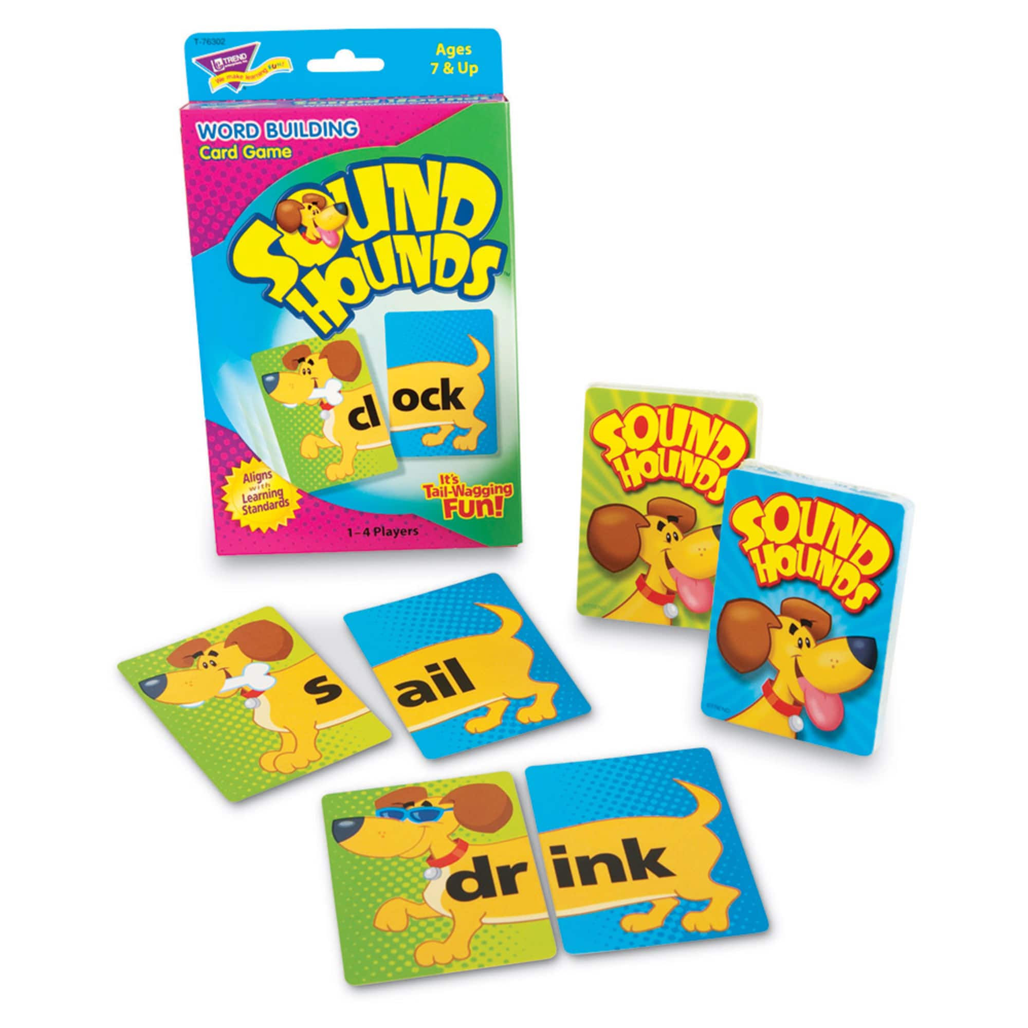 Trend Enterprises&#xAE; Sound Hounds&#x2122; Word Building Card Game