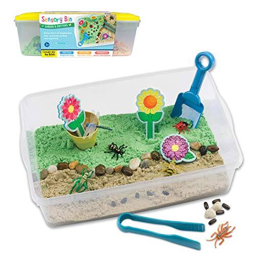 Creativity for Kids Sensory Bin Garden & Critters Kit PreMade