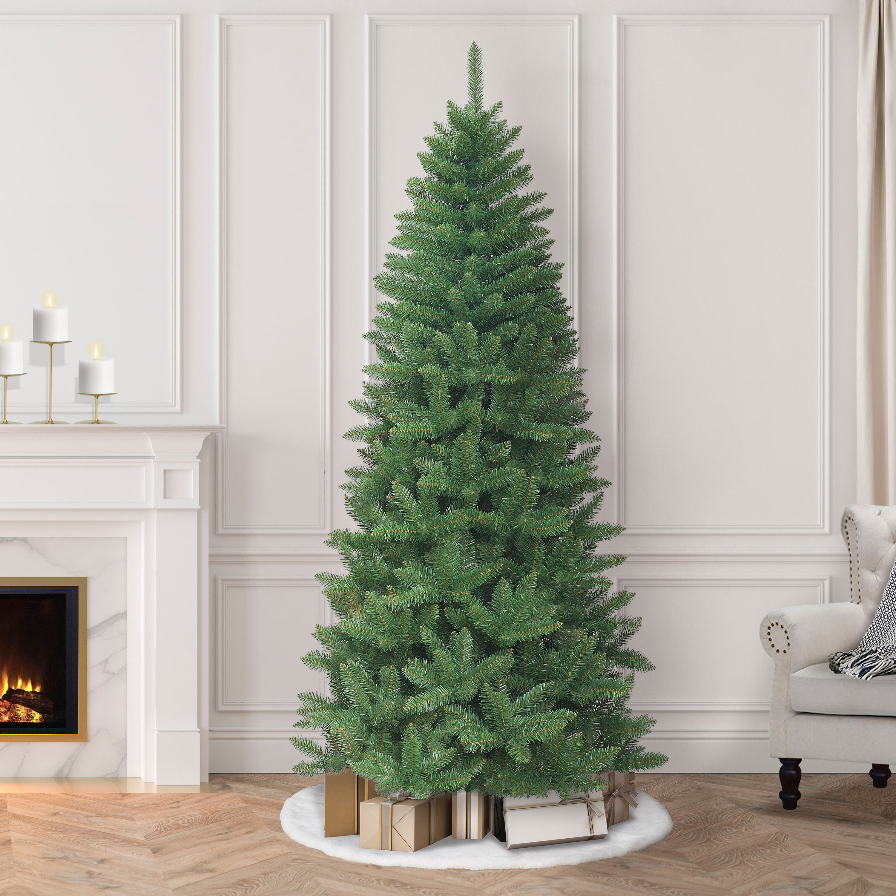 7ft. Unlit Carson Artificial Pine Christmas Tree
