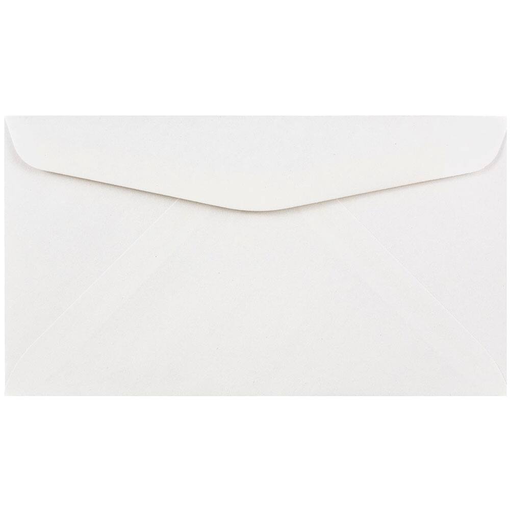 JAM Paper 3.6" x 6.5" White Business Commercial Envelopes