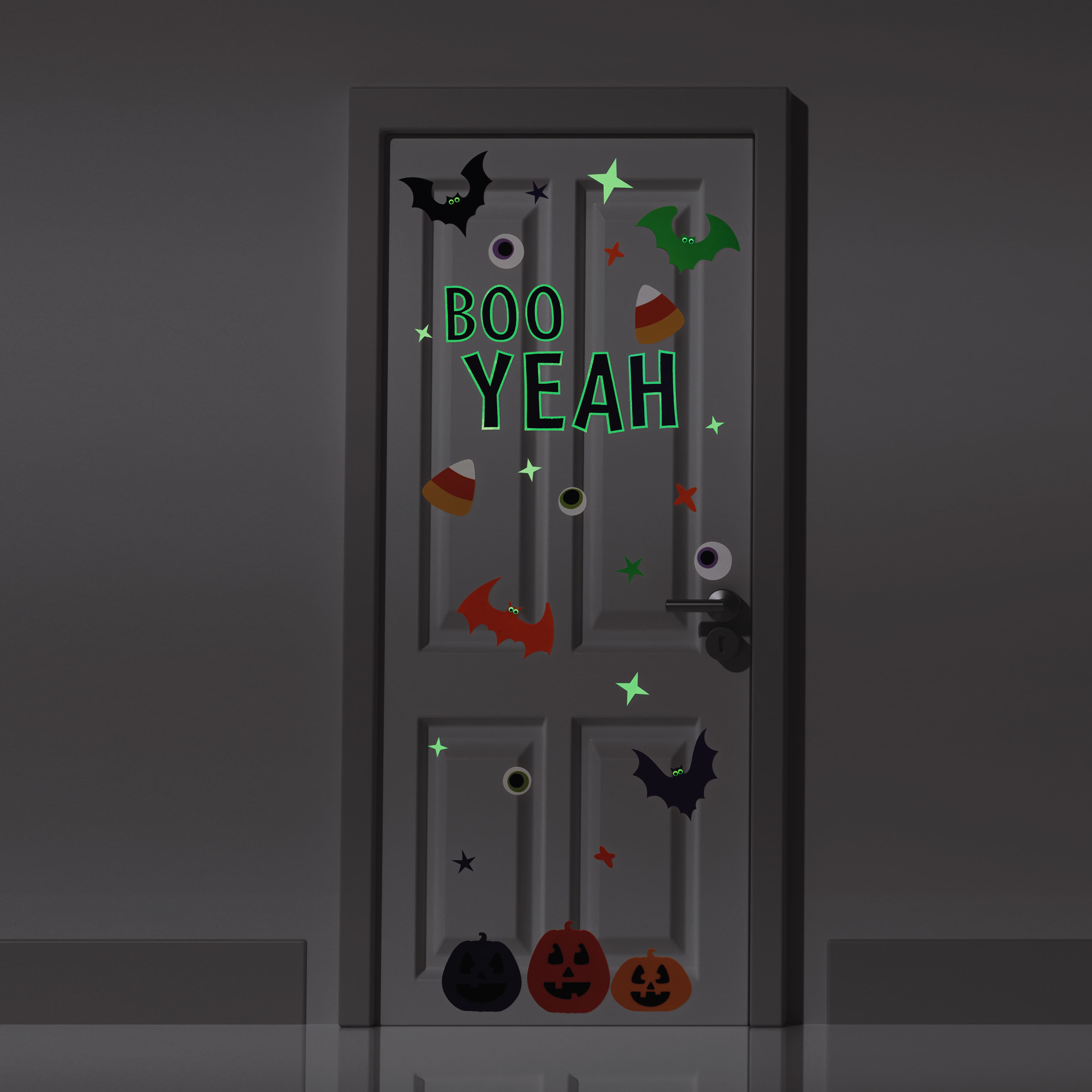 Boo Yeah Glow-in-the-Dark Door D&#xE9;cor by Creatology&#x2122;