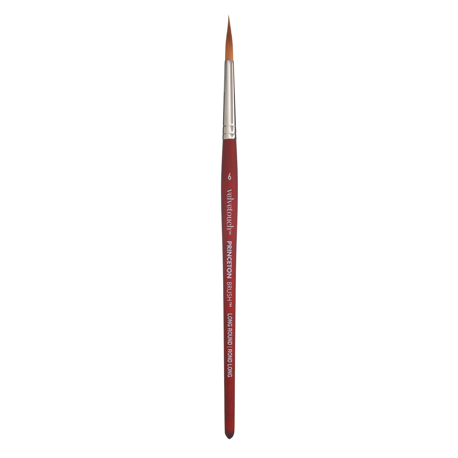 6 Pack: Princeton™ Velvetouch™ Series 3950 Long Round Brush