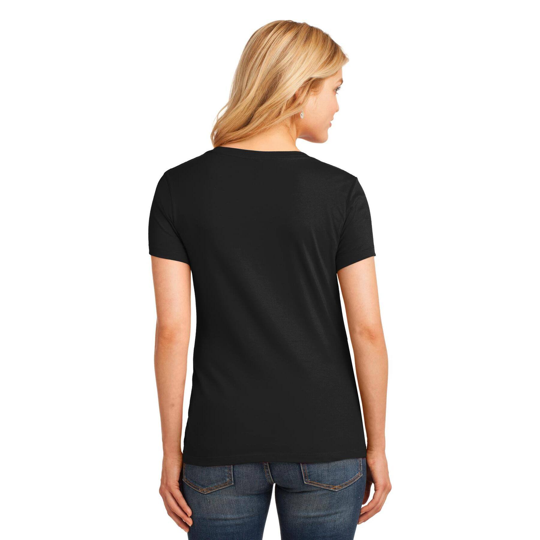 Port & Company® Ladies Core Cotton Neutrals V-Neck T-Shirt