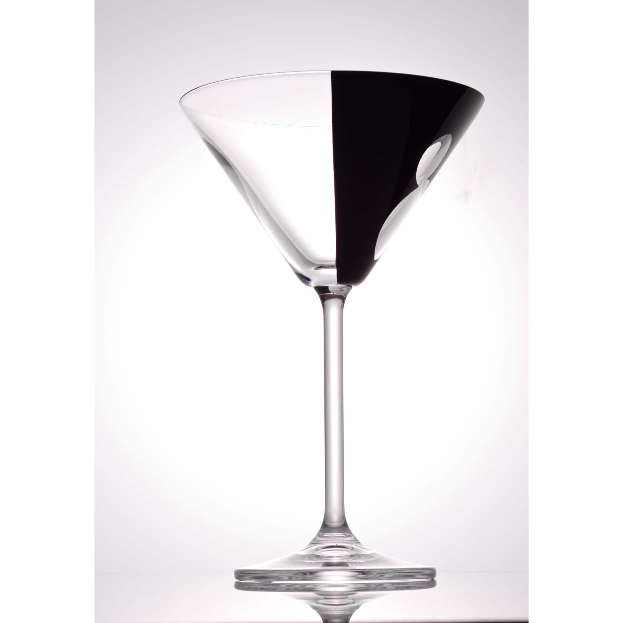 JoyJolt® Disney® 10oz. Luxury Mickey Mouse Crystal Martini Glass, 2ct.