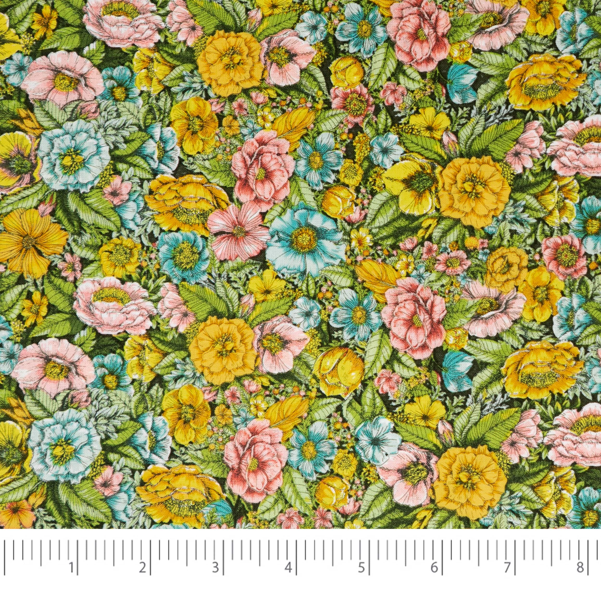 SINGER Floral Summer Cotton Fabric