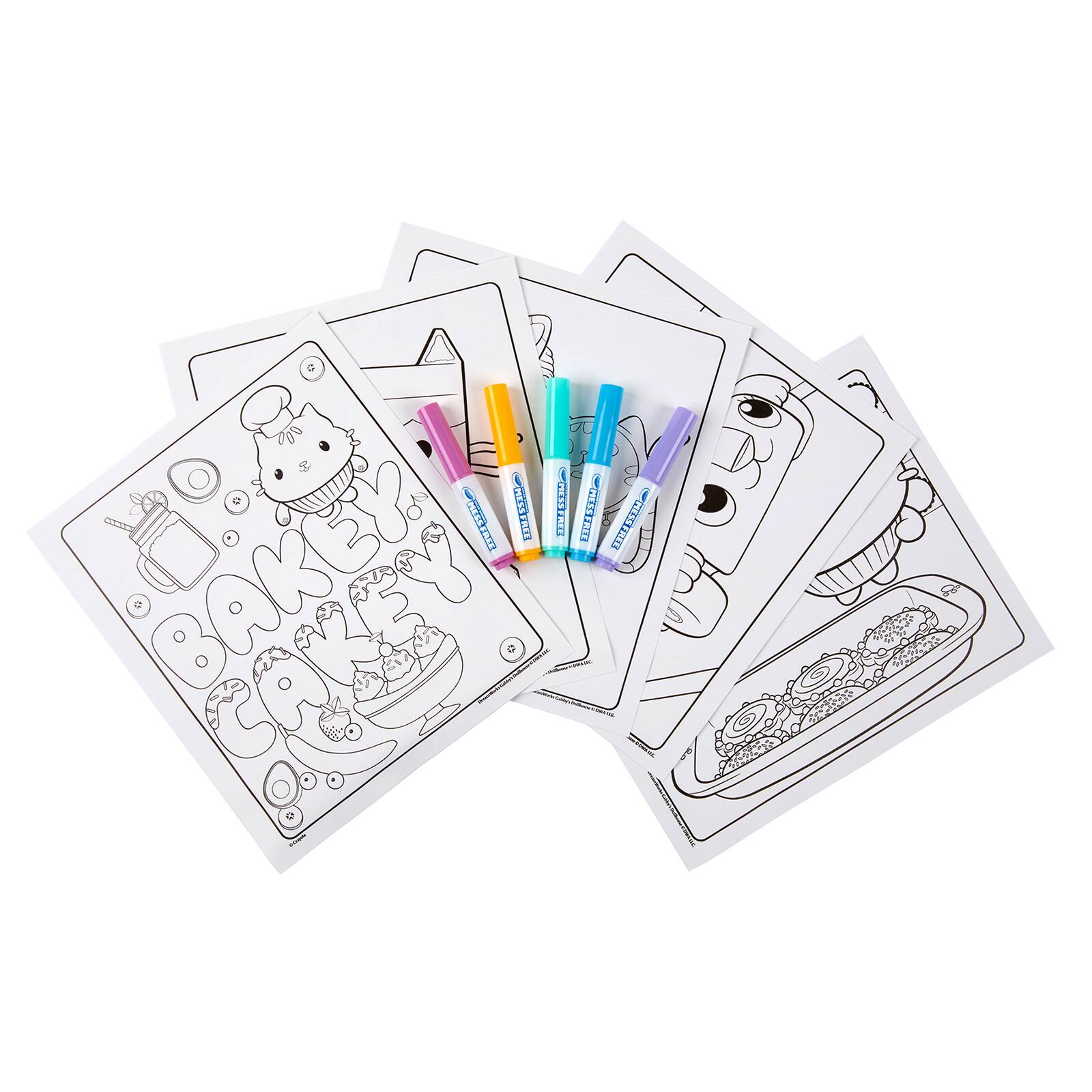 Crayola® Gabby's Dollhouse Color Wonder® Coloring Pad & Markers Sets, 2ct.