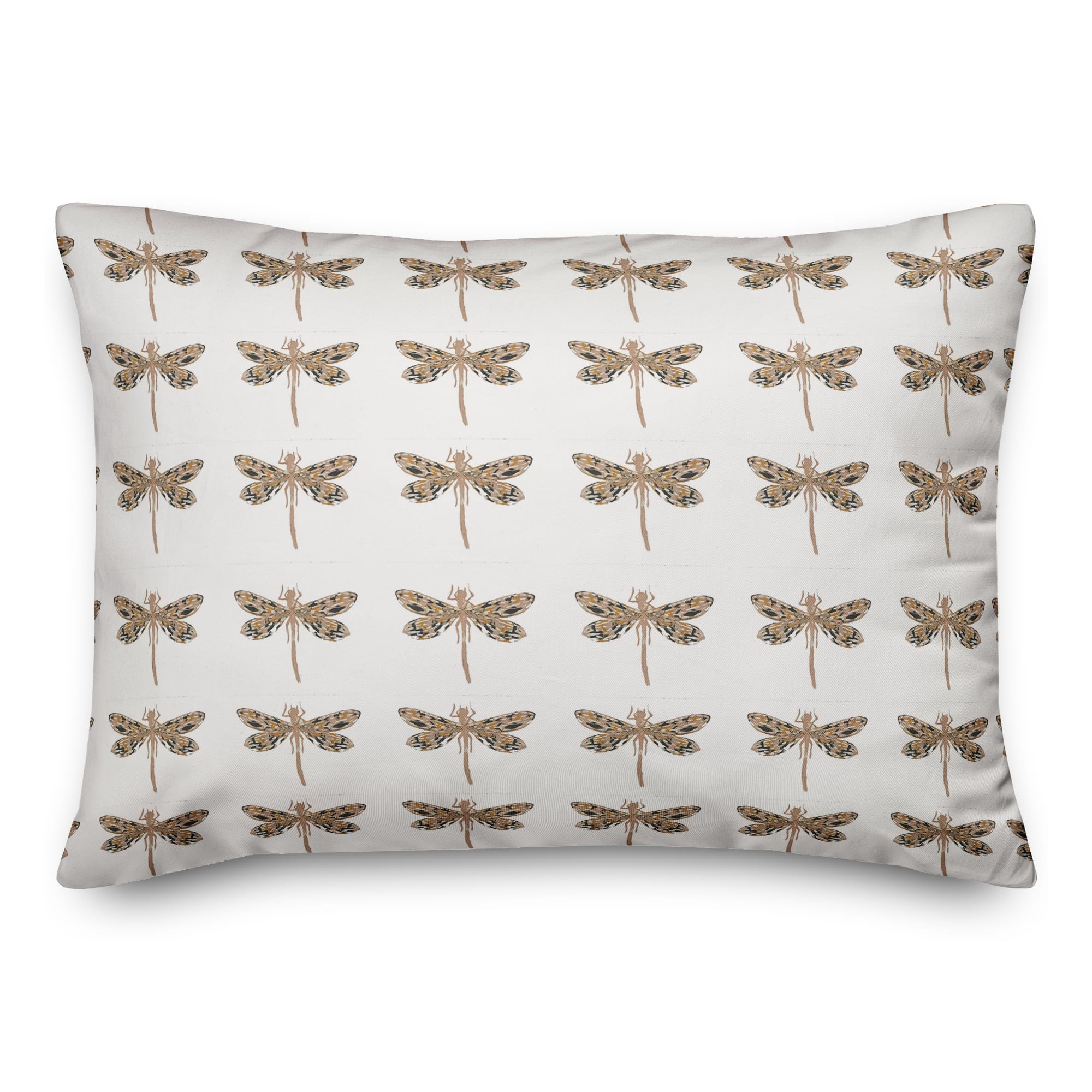 Dragonfly Pattern 14" x 20" Throw Pillow