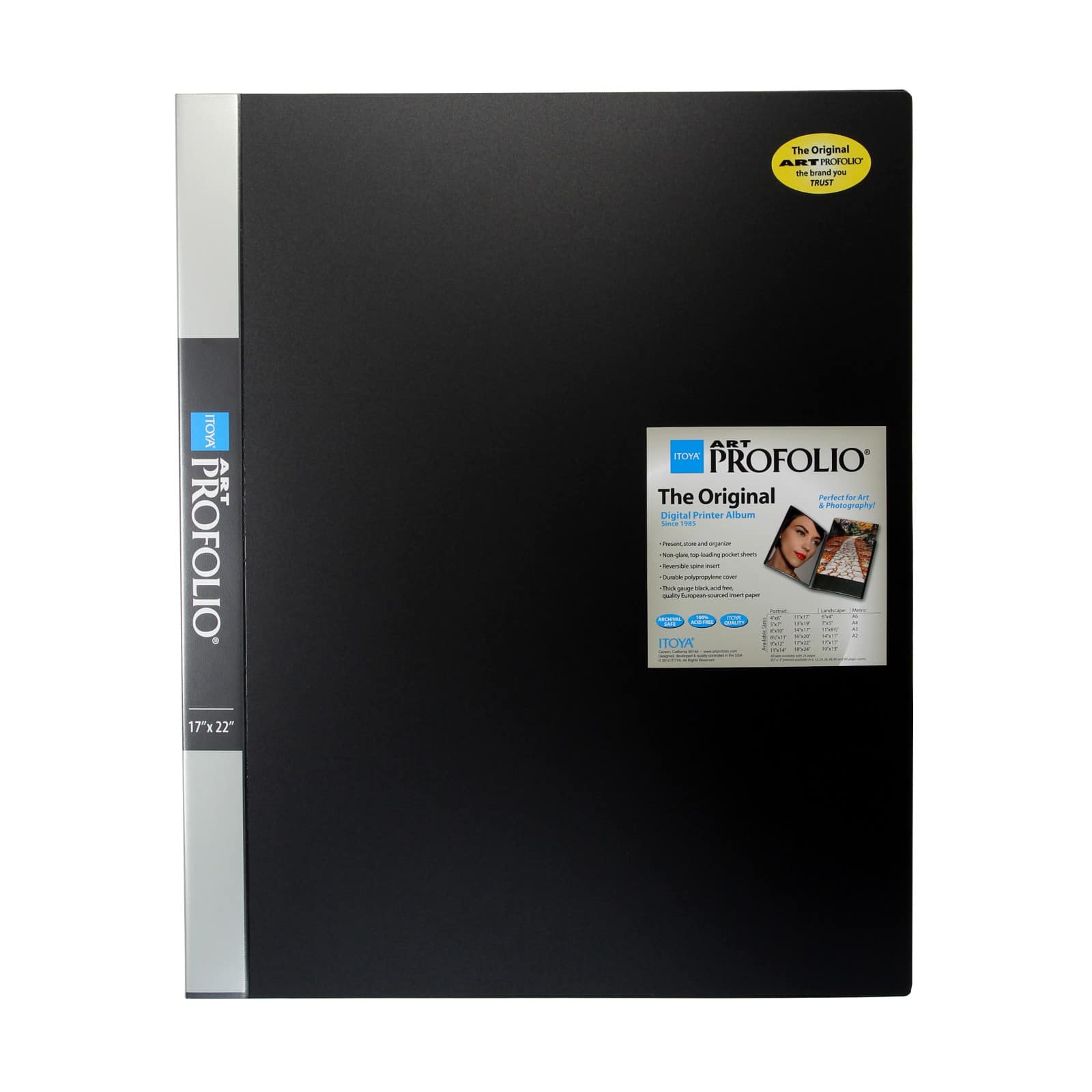 Itoya Art Profolio 18x24in Clear Pages, 10 Pages Pack PR1824