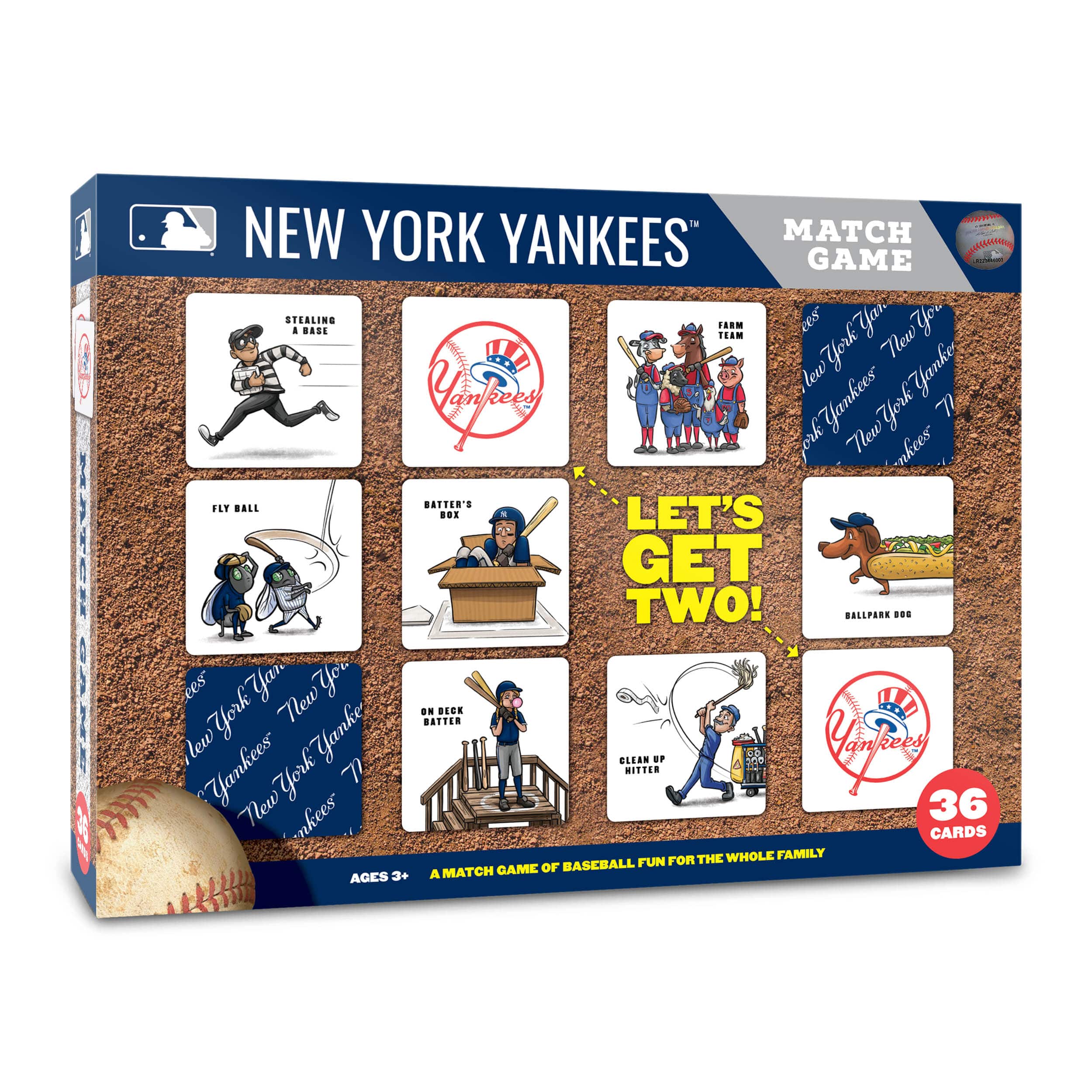 Major League Baseball Licensed Memory Match Game