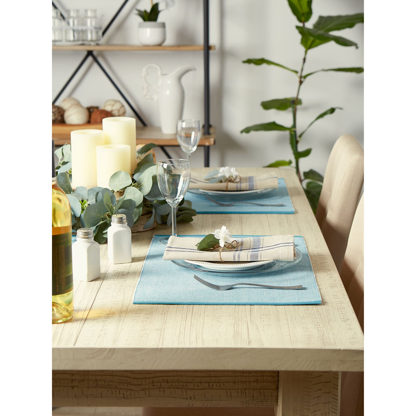 DII&#xAE; Eco-Friendly Fine Ribbed Placemats, 6ct.