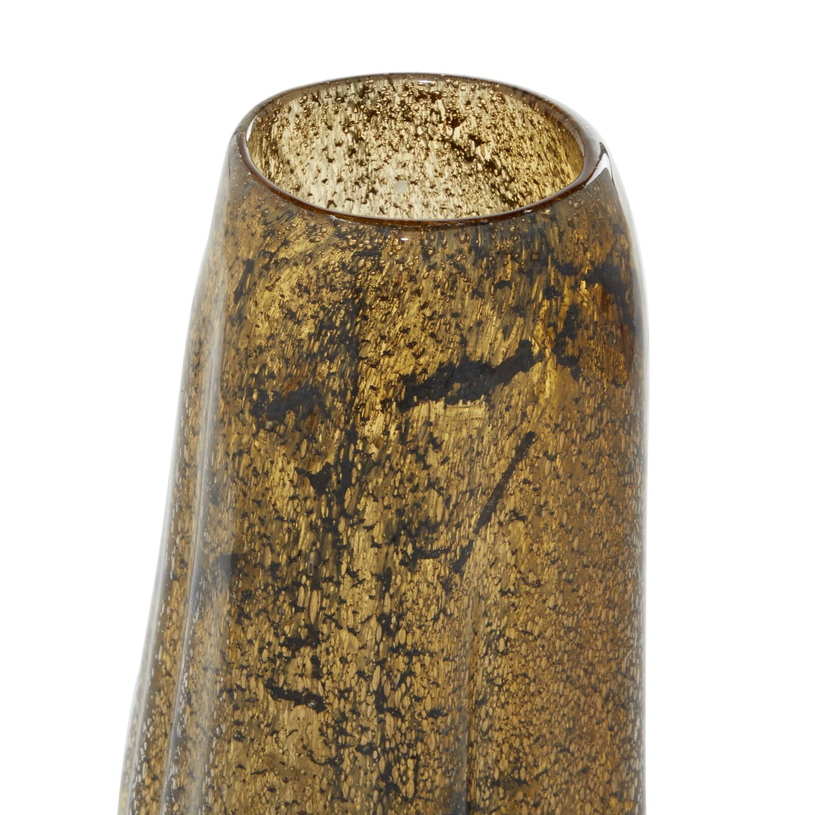 Brown Contemporary Glass Vase Set