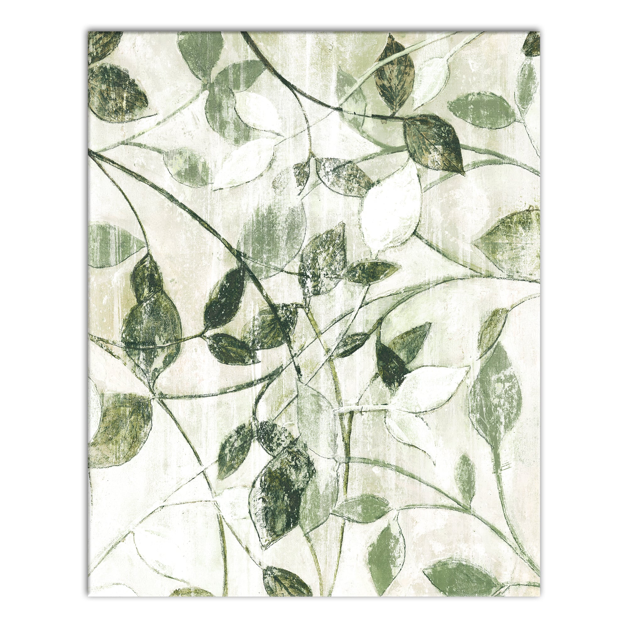 Design Direct Simple Leaves Canvas Wall Art