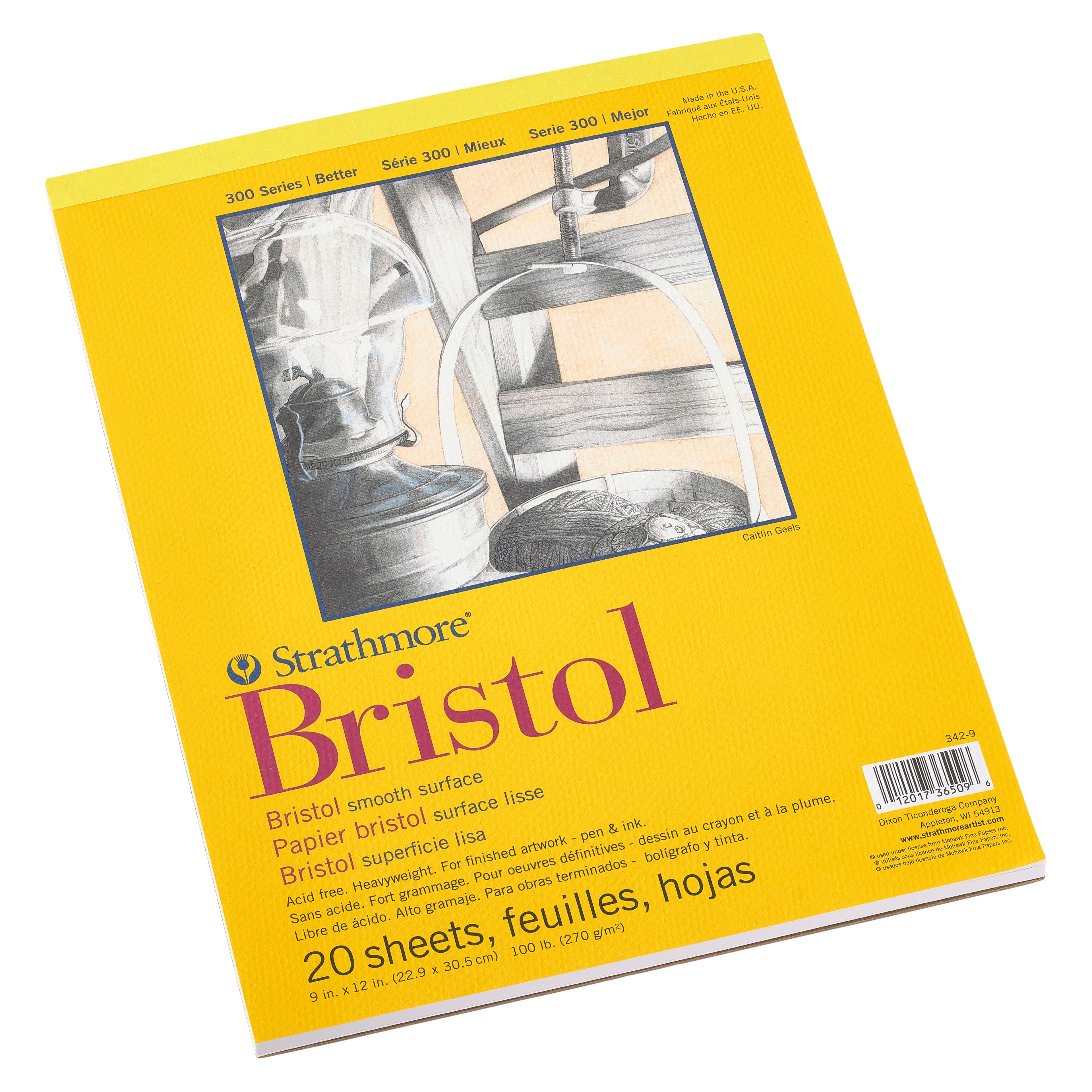 Strathmore® 300 Series Bristol Smooth Pad