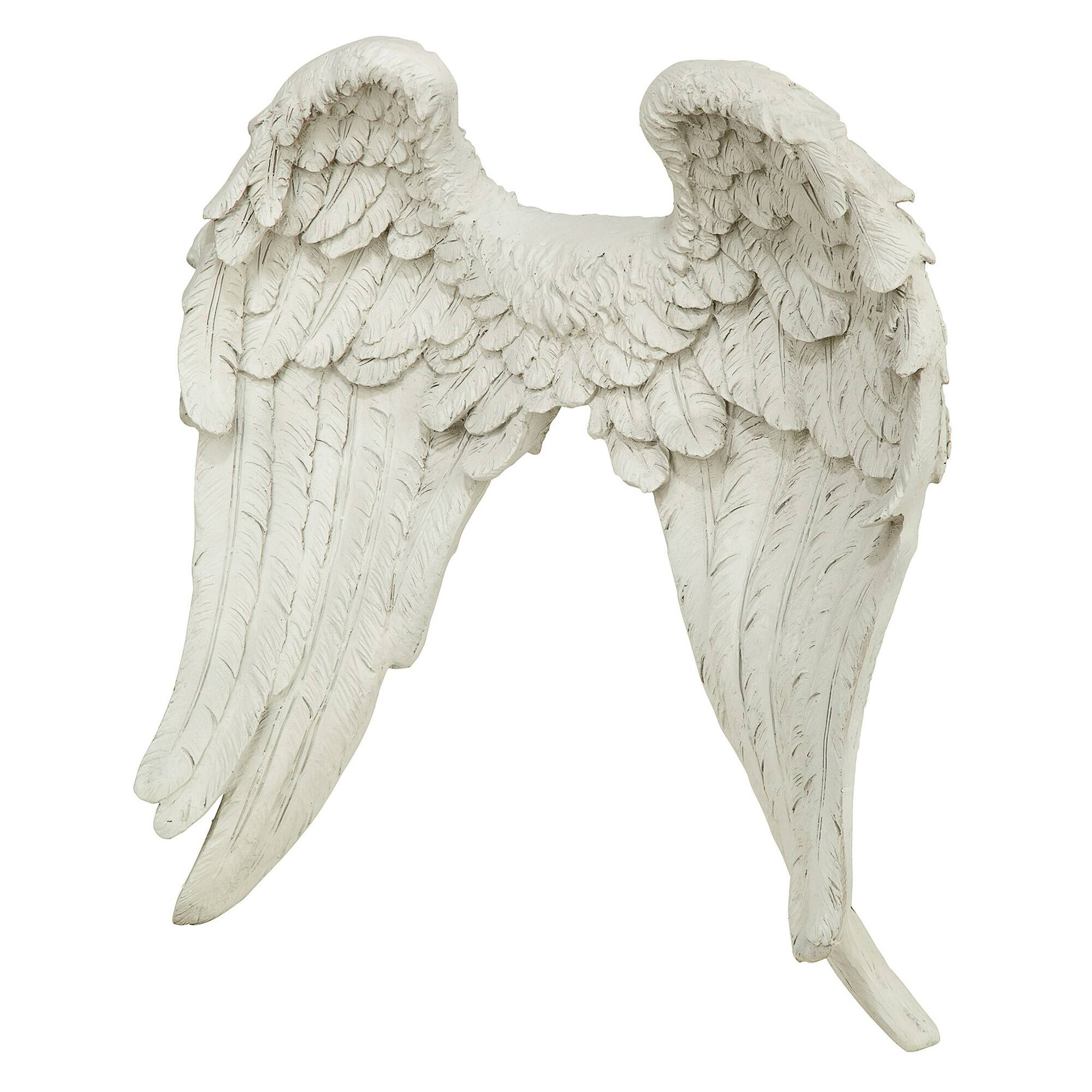 Design Toscano 26.5&#x22; Heavenly Guardian Angel Wings Wall Sculpture