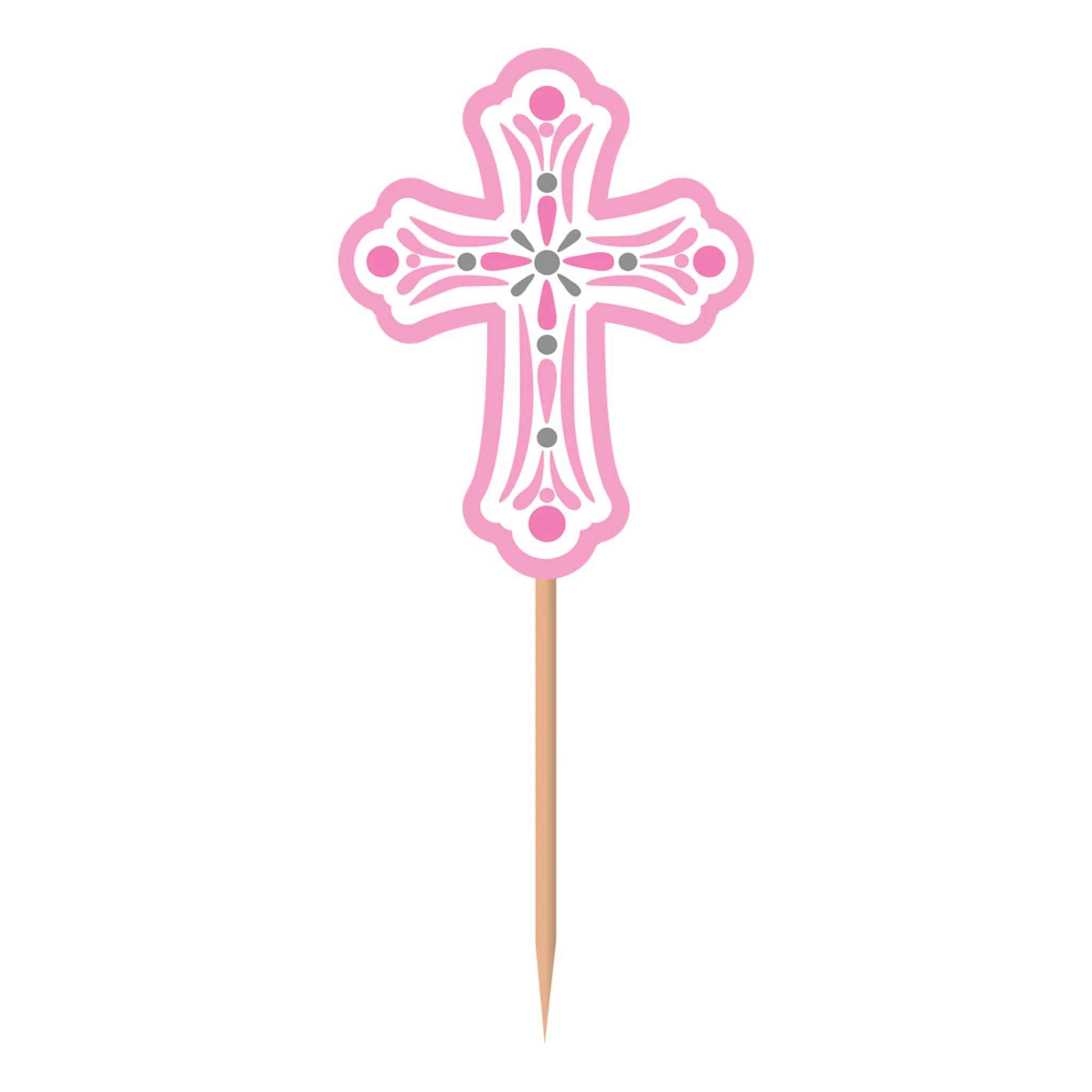 pink communion cross