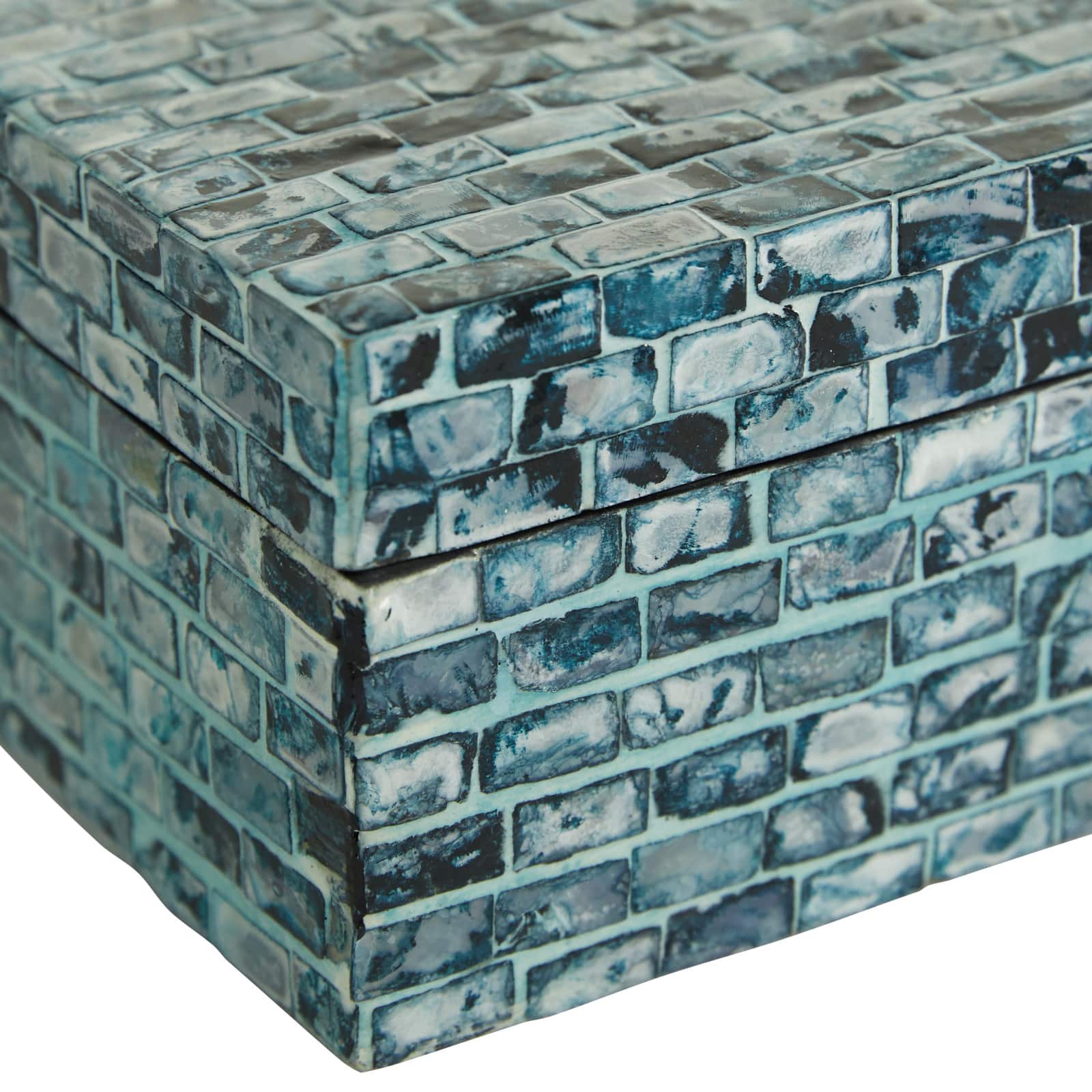 Blue Mother of Pearl Coastal Box Set