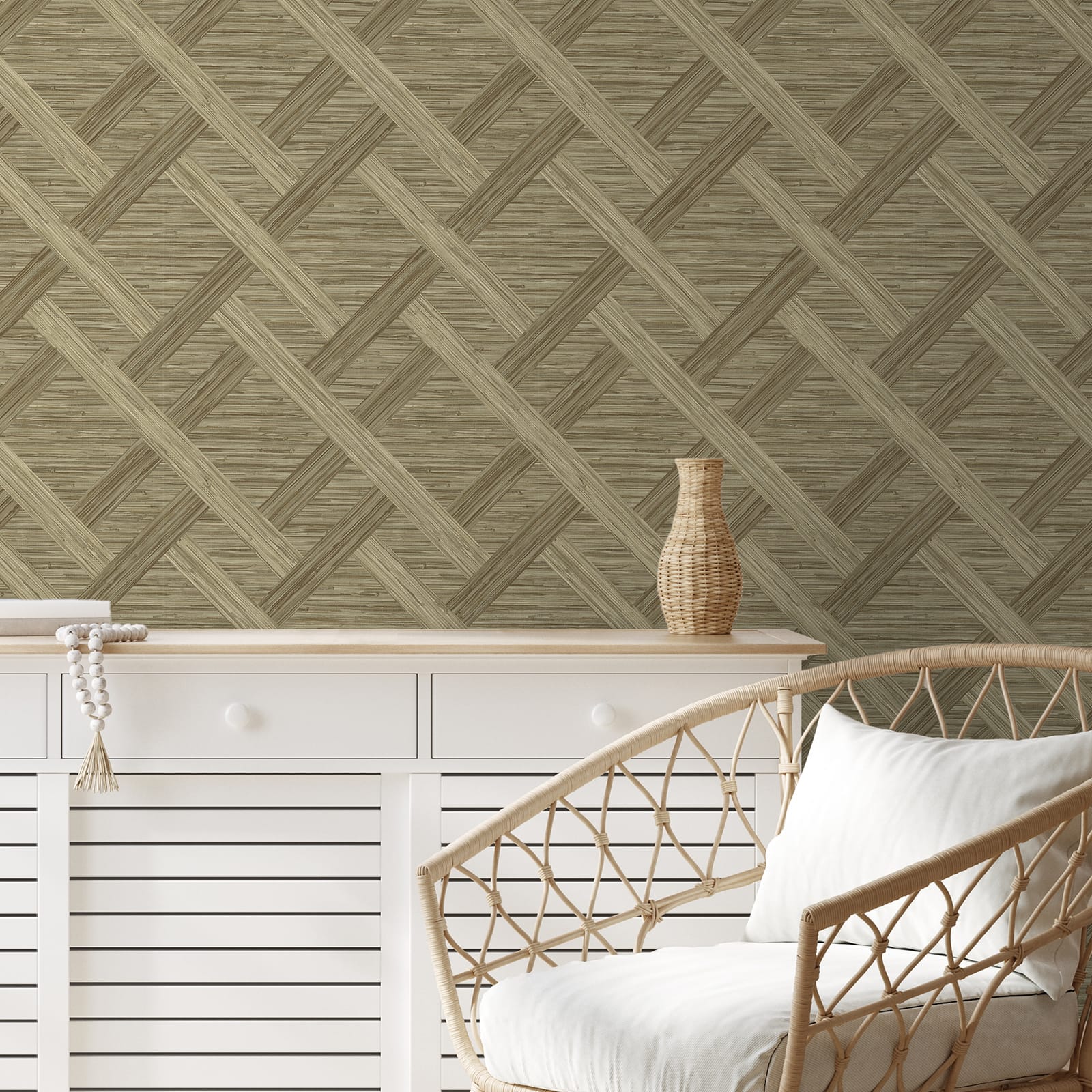 Surface Style Java Weave Peel & Stick Wallpaper