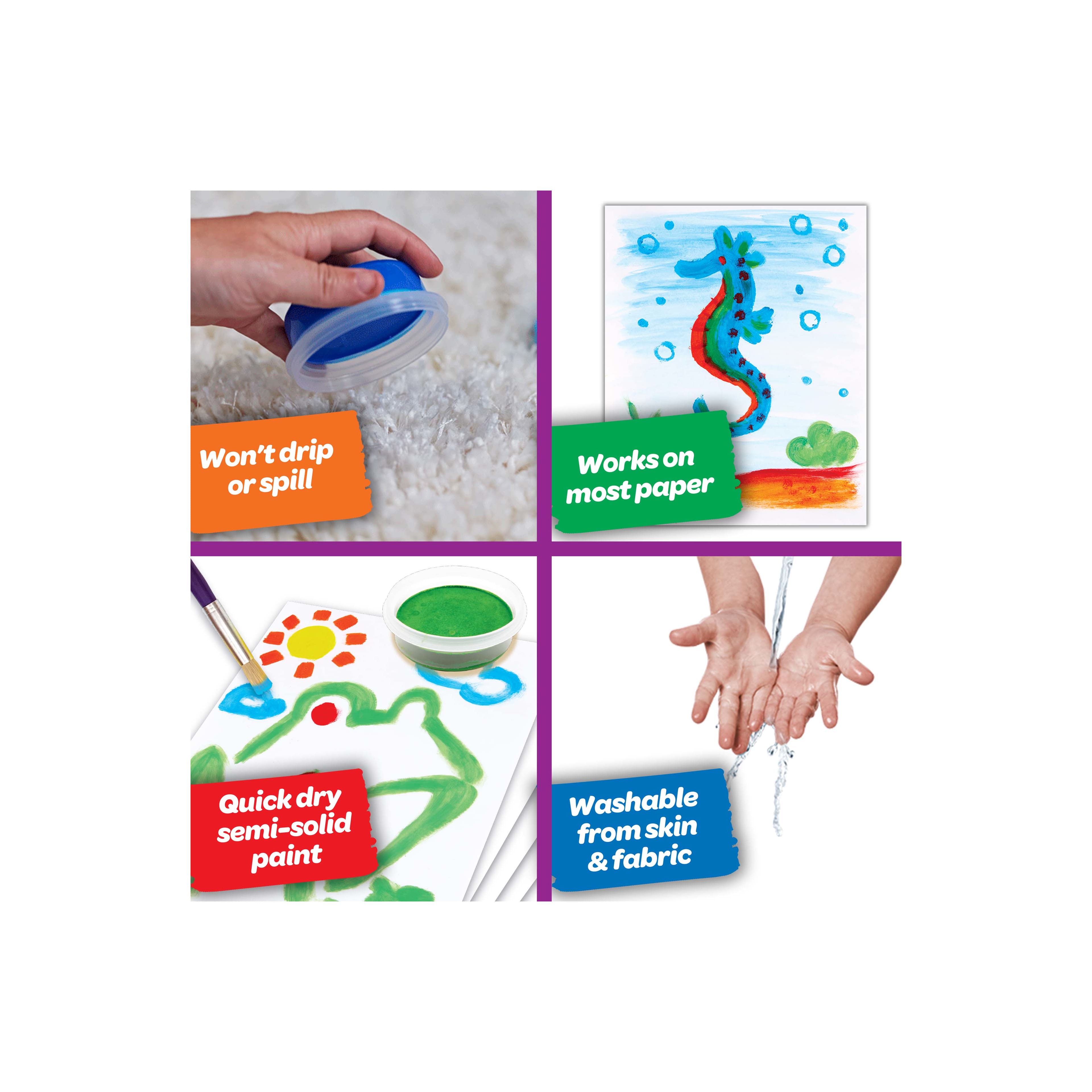 Crayola&#xAE; Spill-Proof Washable Paint Set