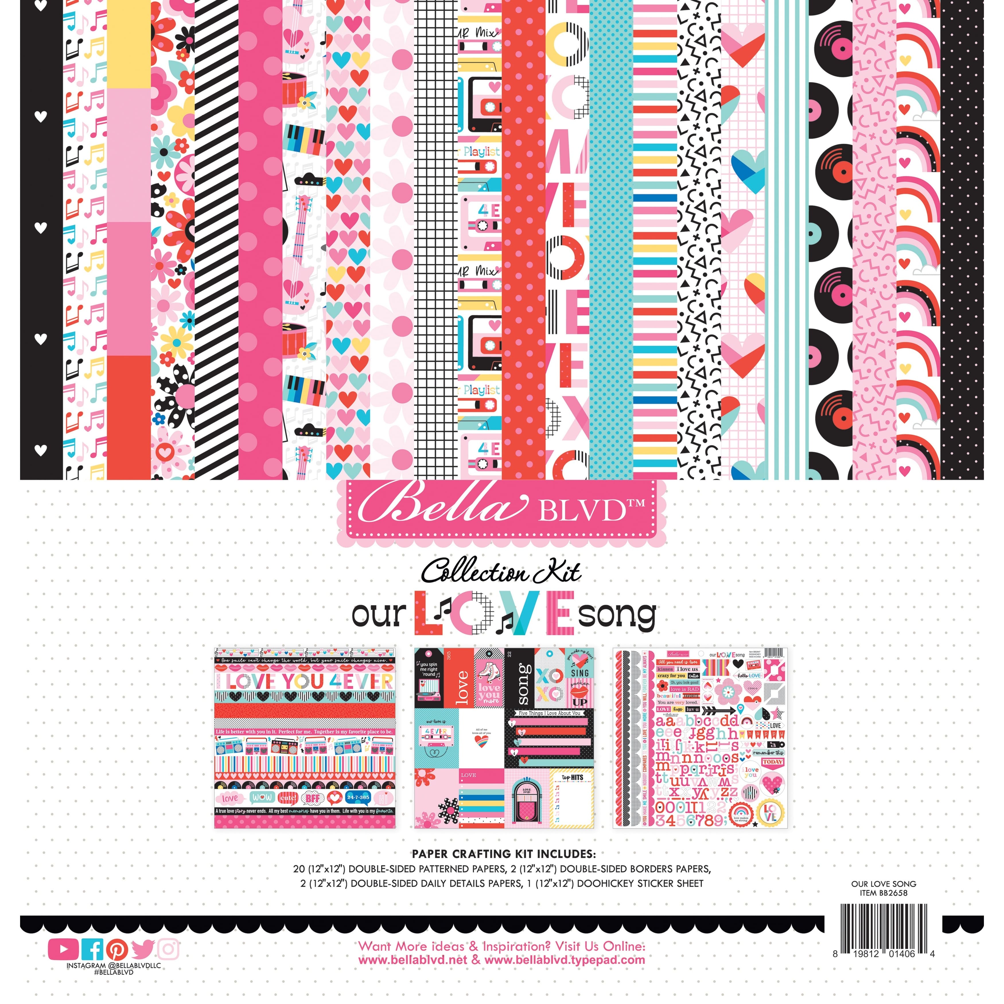 Doodlebug Design Inc.&#x2122; Bella Blvd Collection Our Love Song Kit