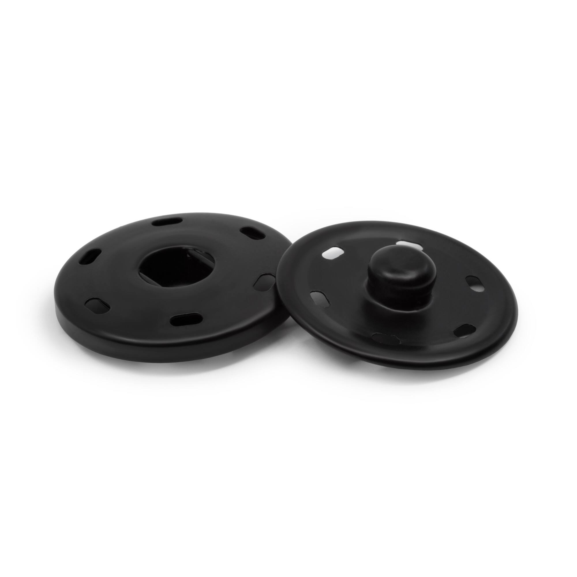 Dritz&#xAE; Large Black Sew-On Snaps, 2 Sets