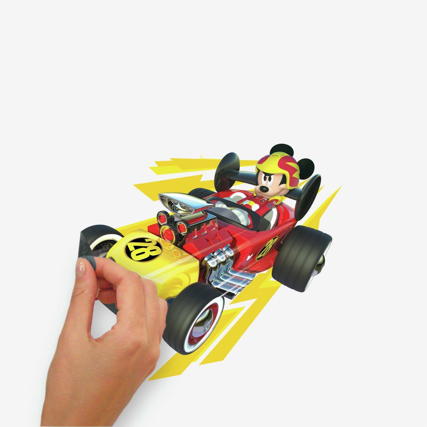 RoomMates Disney&#xAE; Mickey And The Roadsters Racers Peel &#x26; Stick Wall Decals
