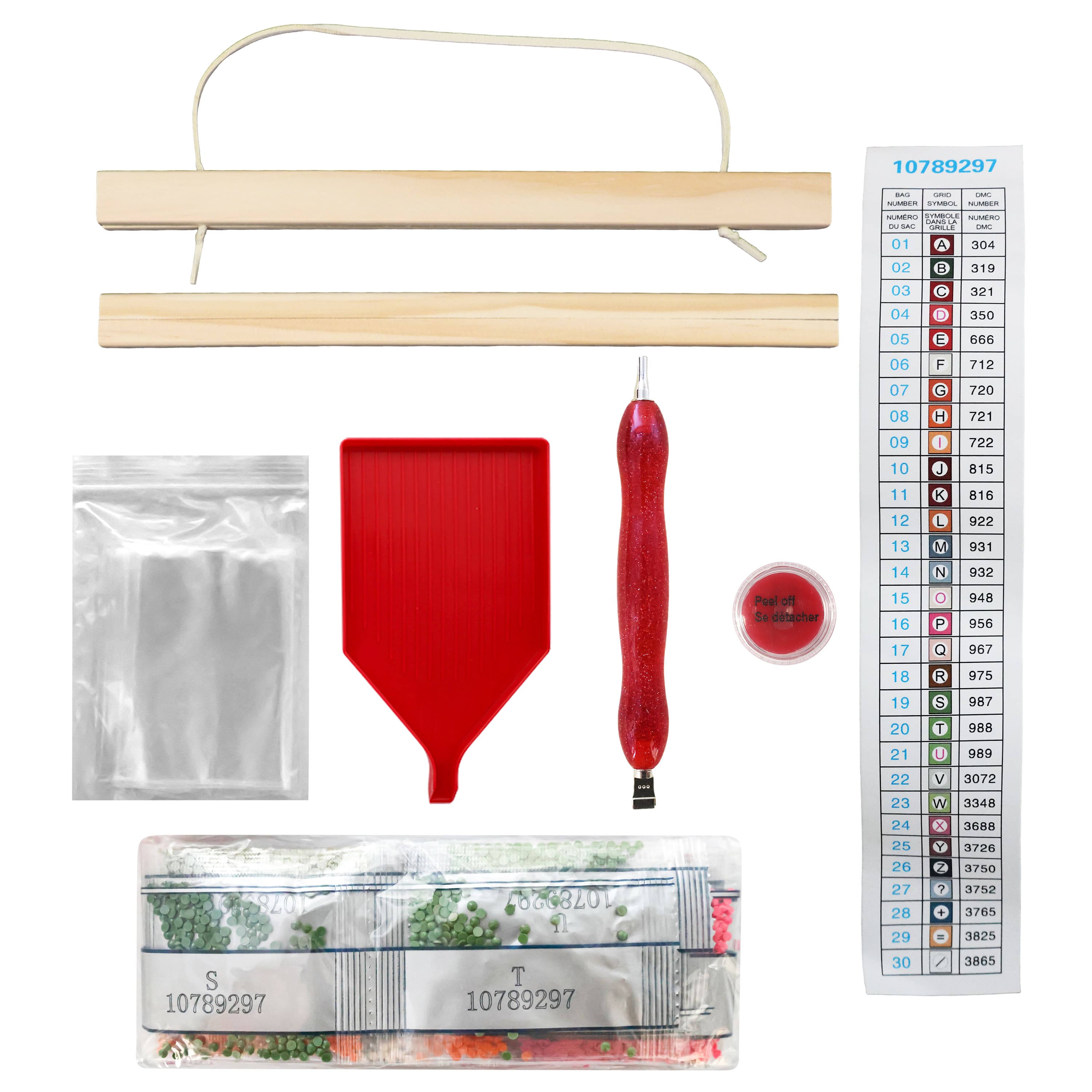 8&#x22; x 10&#x22; Jolly Santa Diamond Art Kit with Frame by Make Market&#xAE;