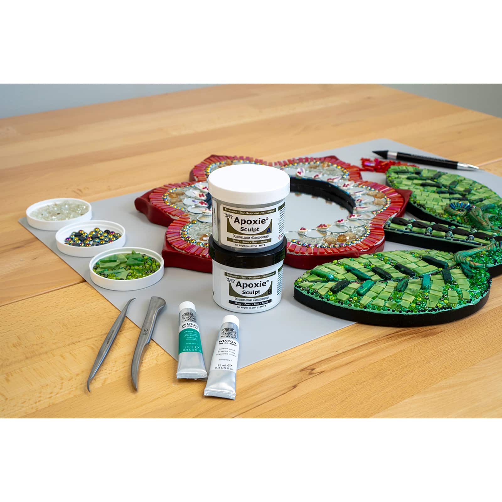 Aves® Apoxie® Sculpt Stained Glass Modeling Compound Kit