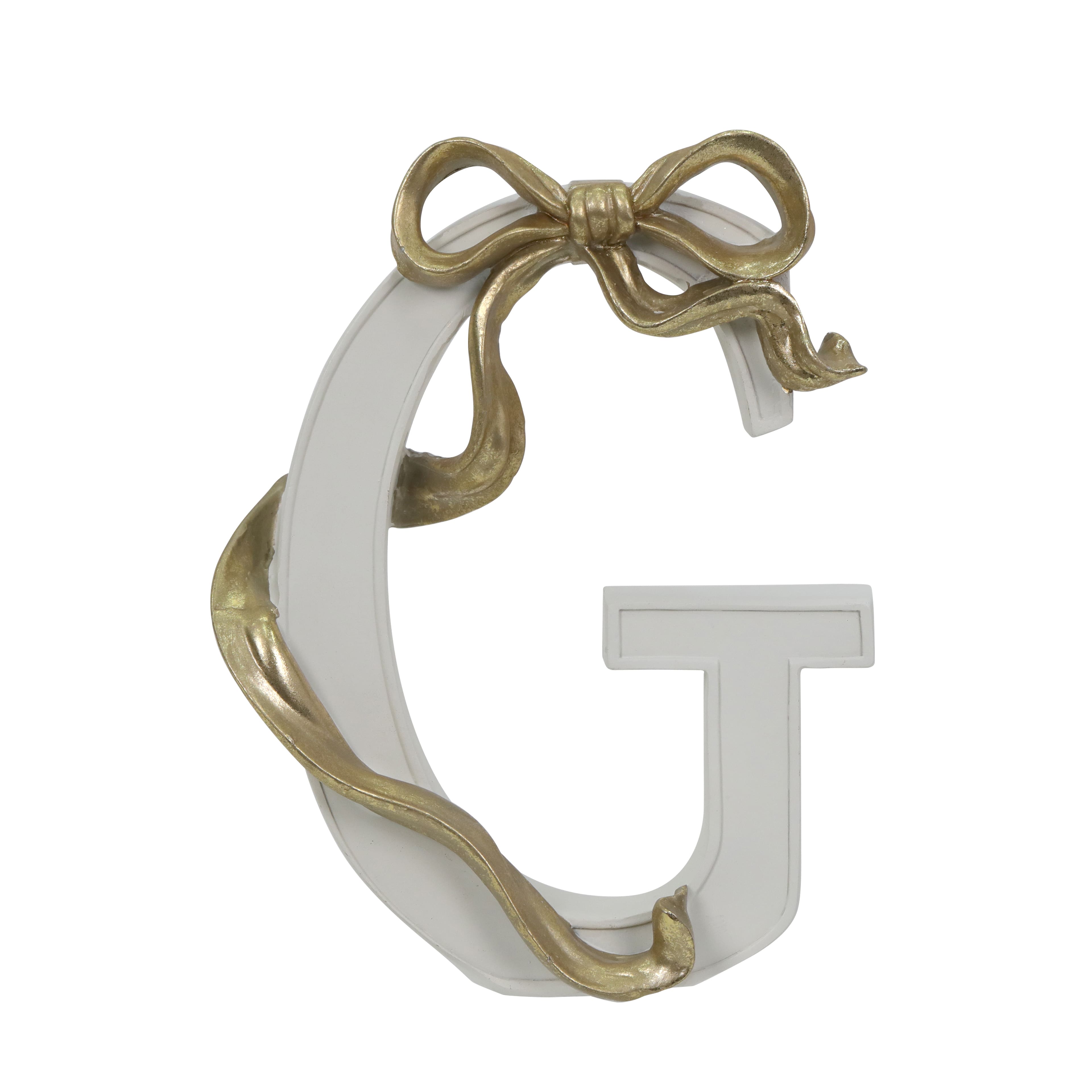 8.25&#x22; Gold Bow Monogram Letter by Ashland&#xAE;