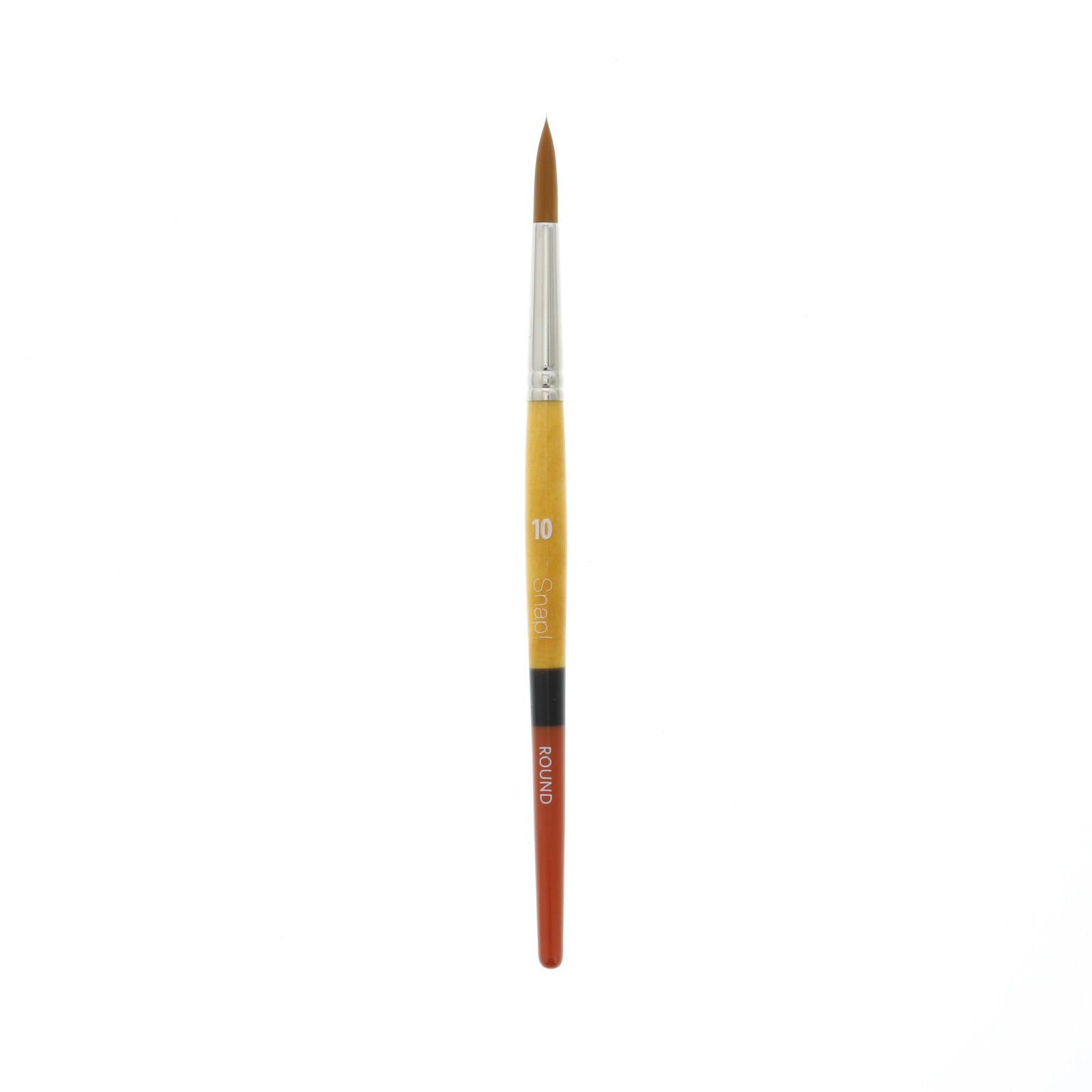 Princeton™ Snap!™ Series 9650 Gold Taklon Short Handle Round Brush