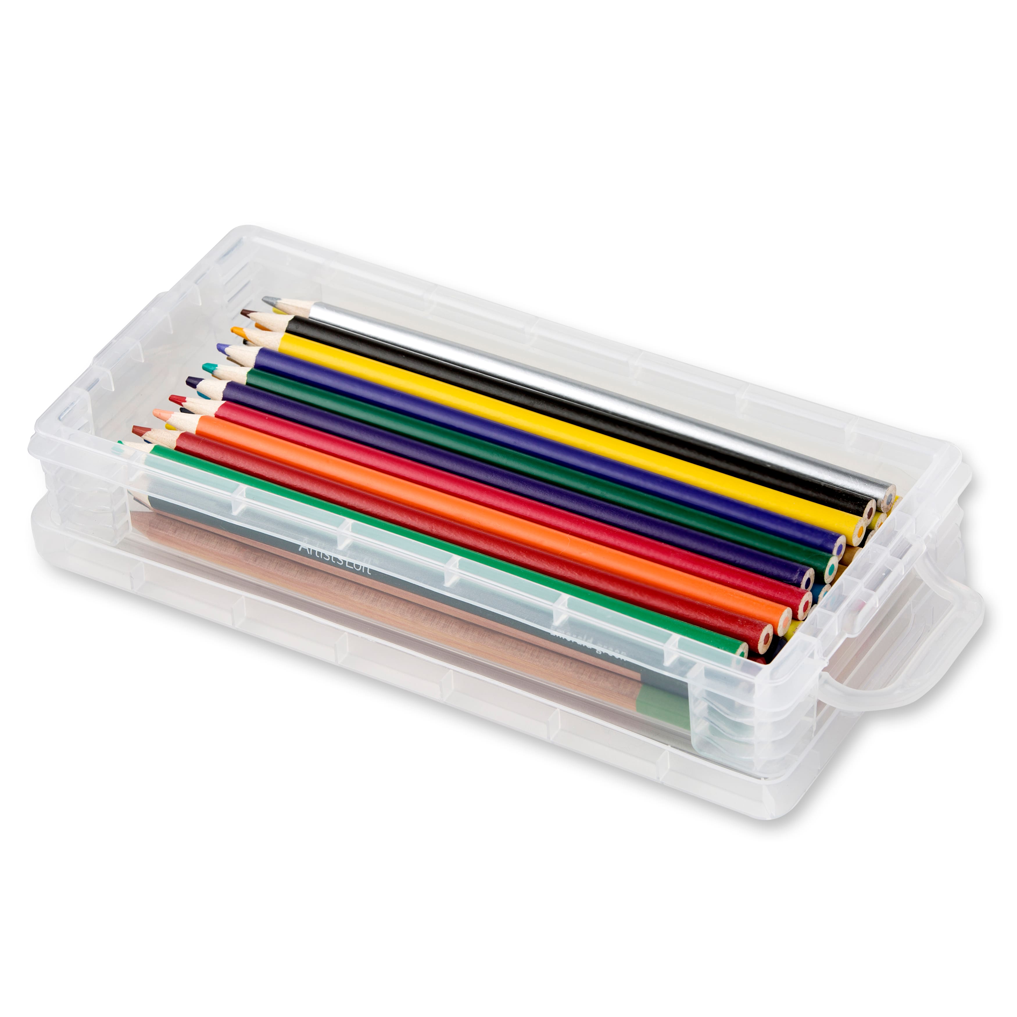 Clear Stacking Pencil Box by Simply Tidy&#x2122;