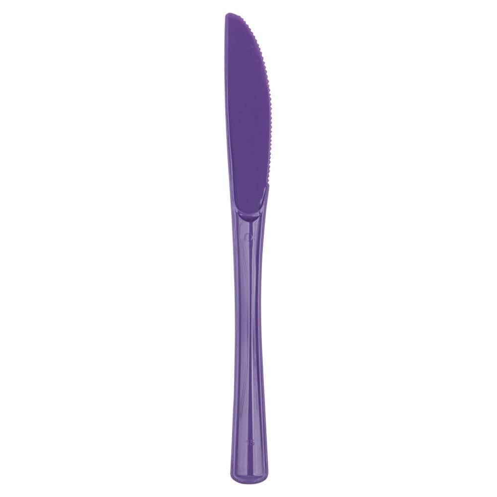 JAM Paper Premium Utensils Plastic Knives Party Pack, 48ct.