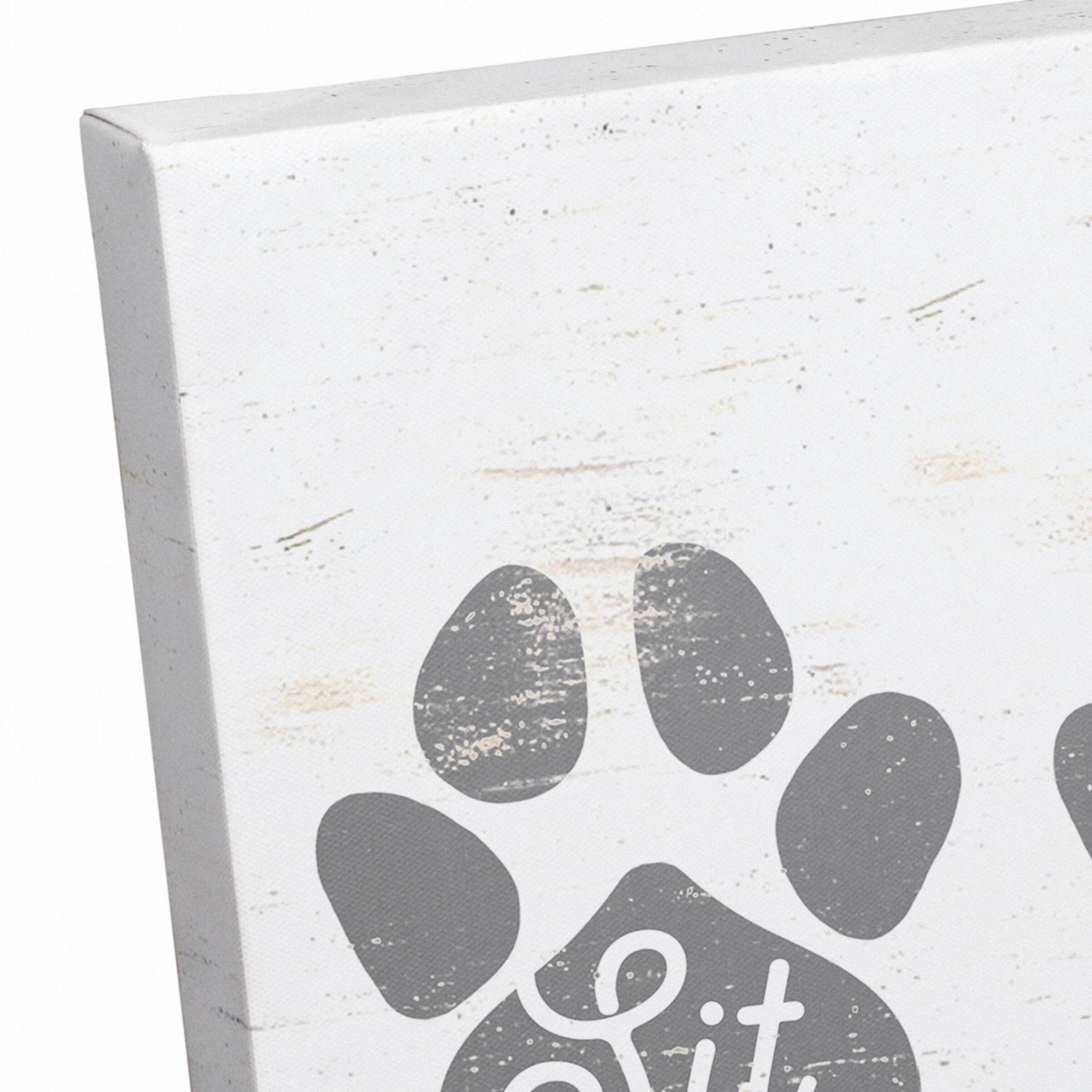 Sit Stay Love Canvas Wall Art