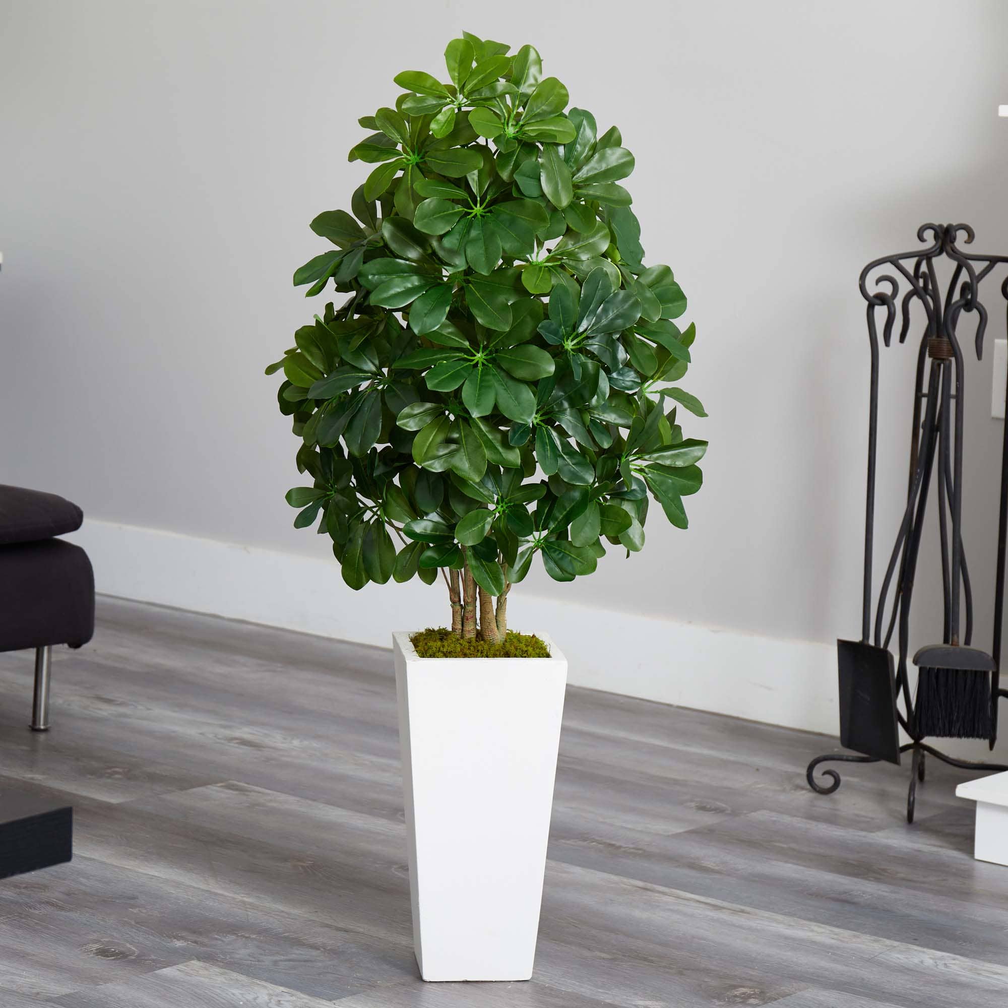 3ft. Umbrella Tree in White Vase