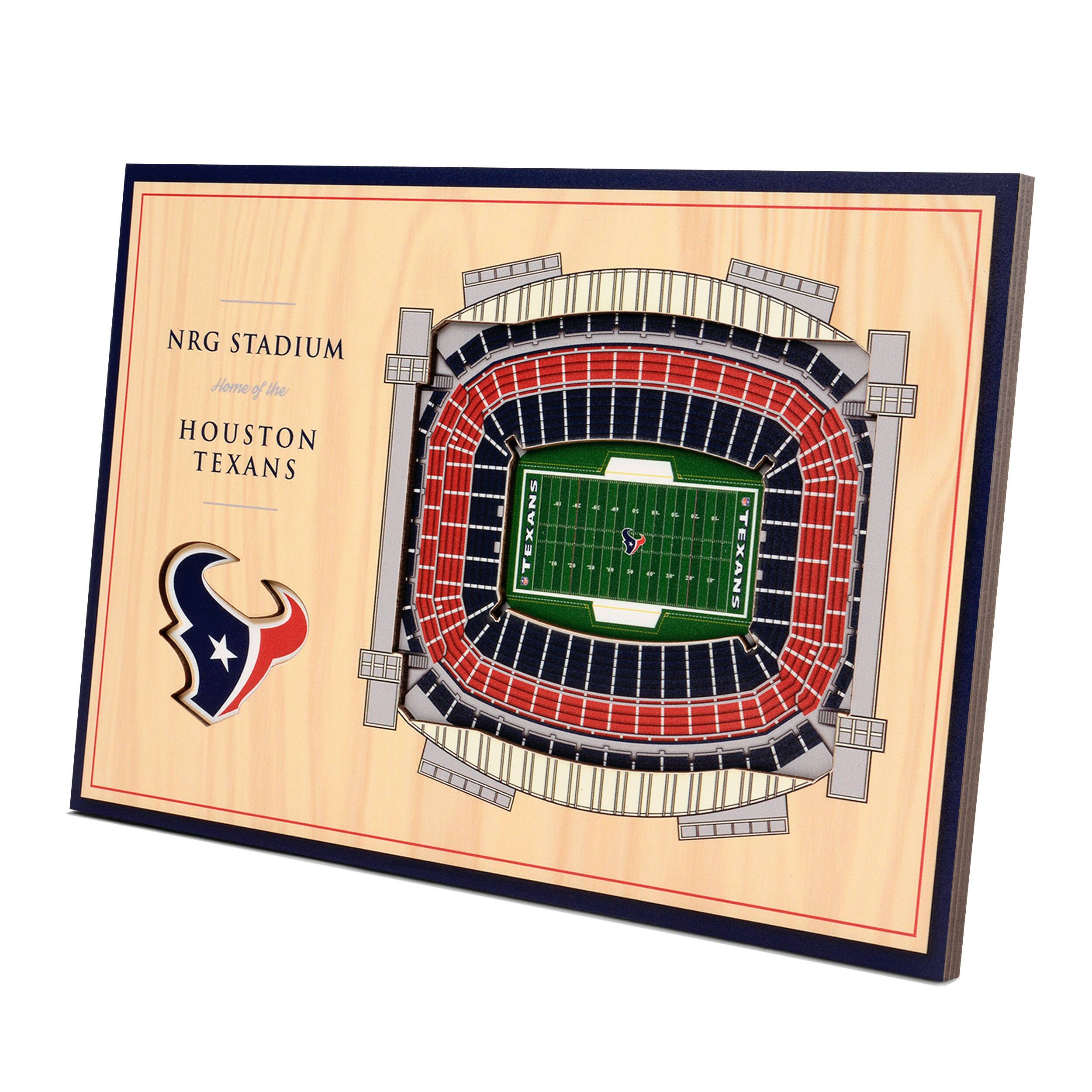 NFL Houston Texans StadiumViews 3-D Wall Art - NRG Stadium