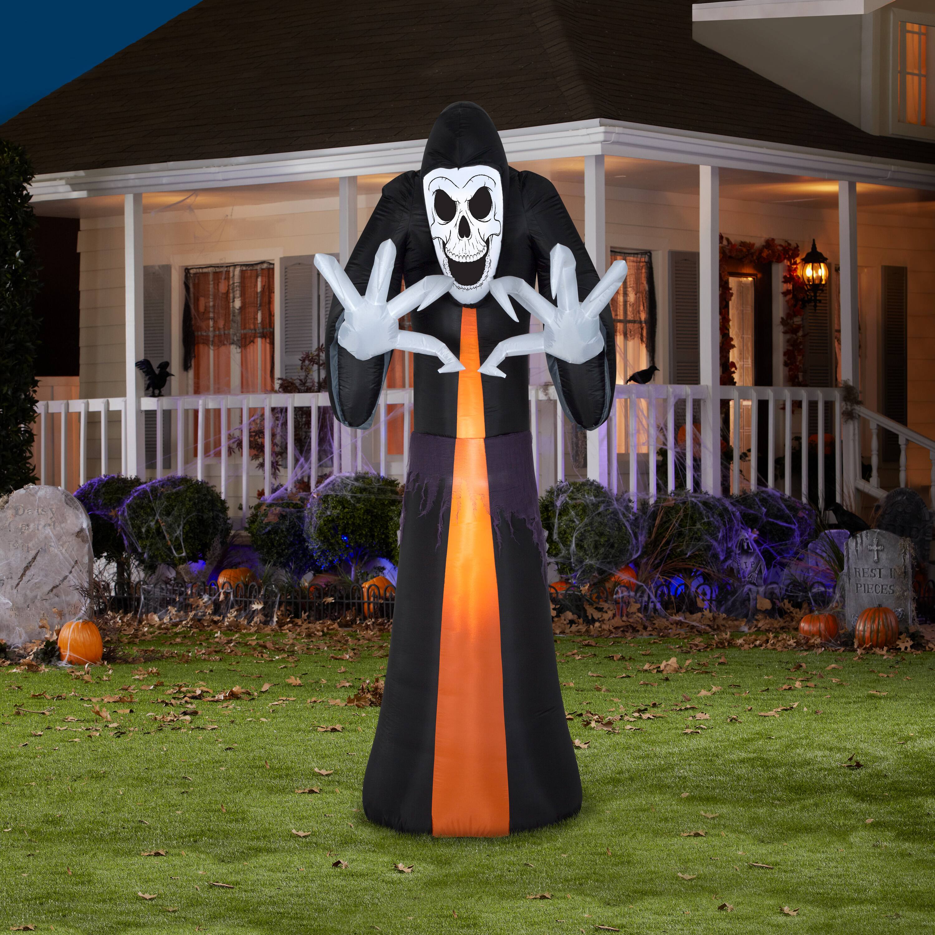 9ft. Airblown® Inflatable Halloween Black Reaper