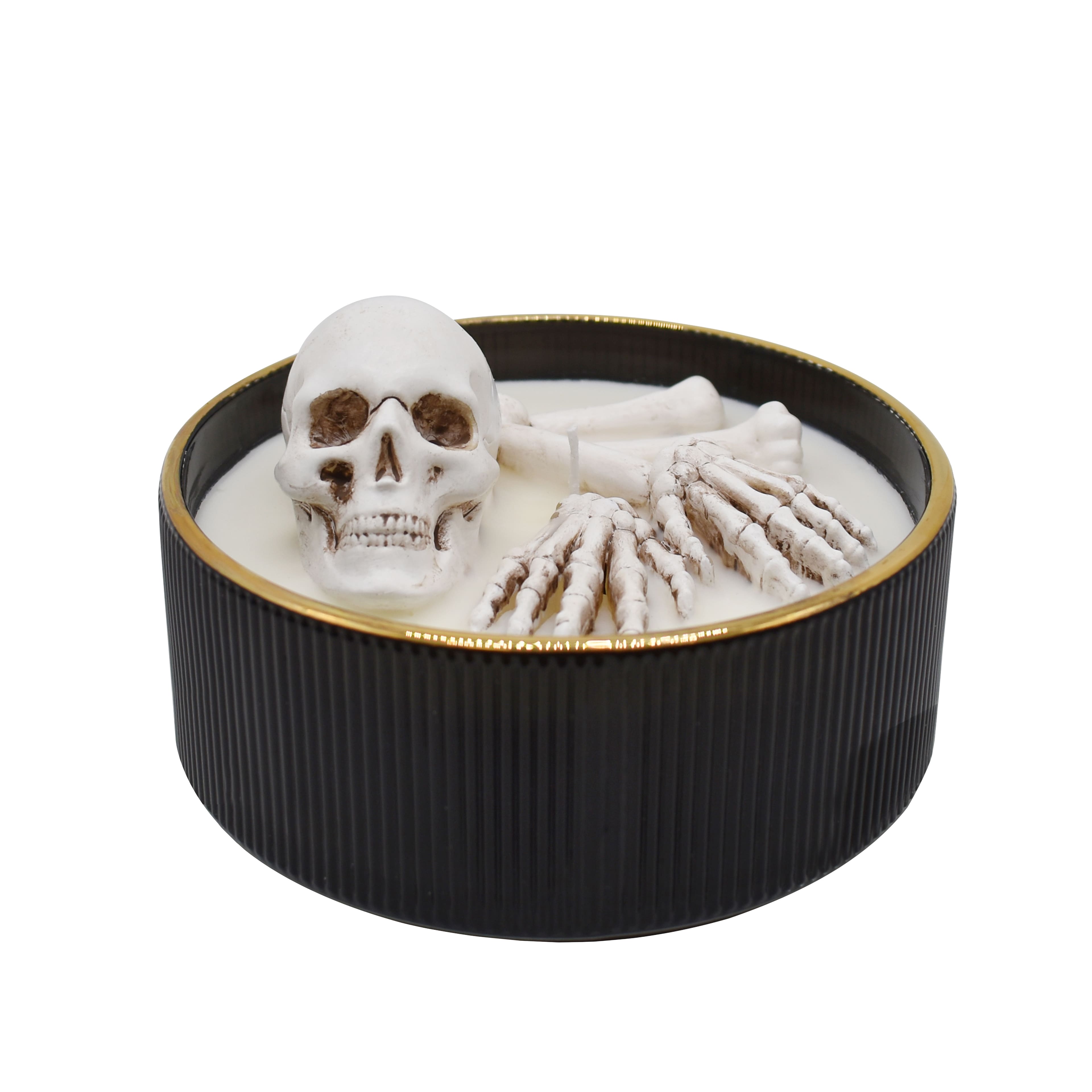 Skull &#x26; Bones Tombstone Twilight Scented Jar Candle by Ashland&#xAE;
