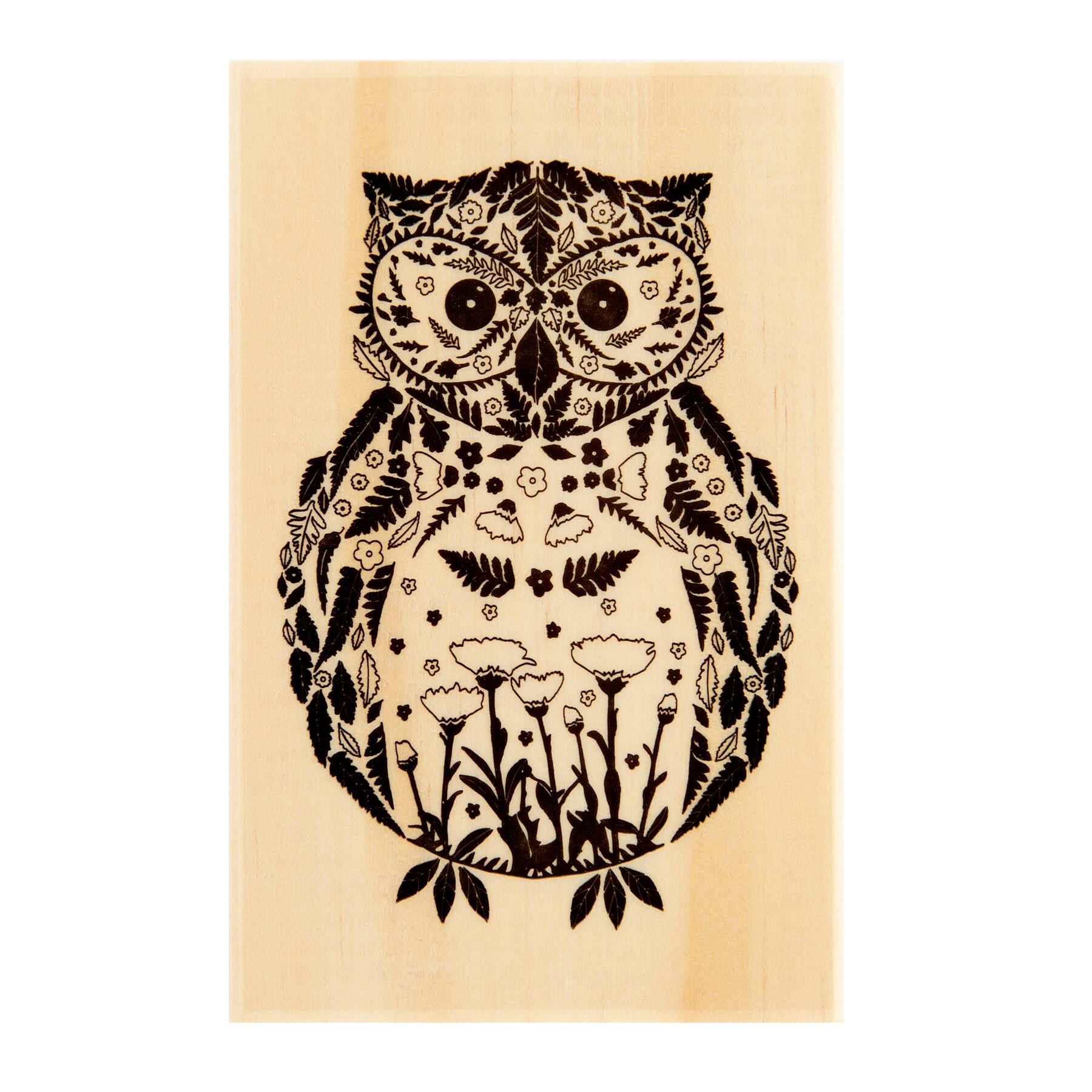 Buy the Owl Wood Stamp by Recollections™ at Michaels