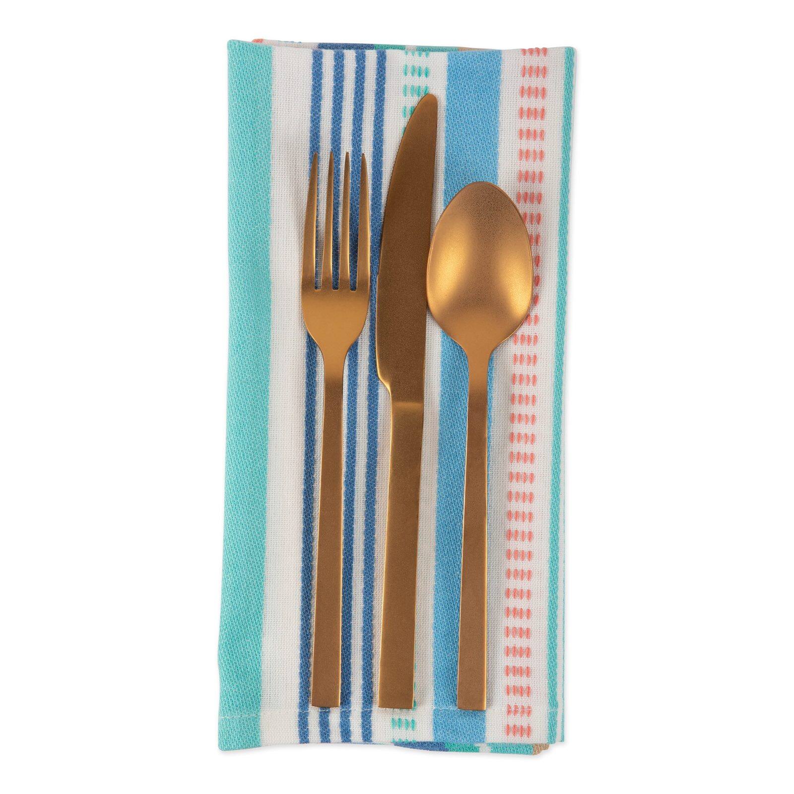 DII&#xAE; Seashore Striped Napkins, 6ct.