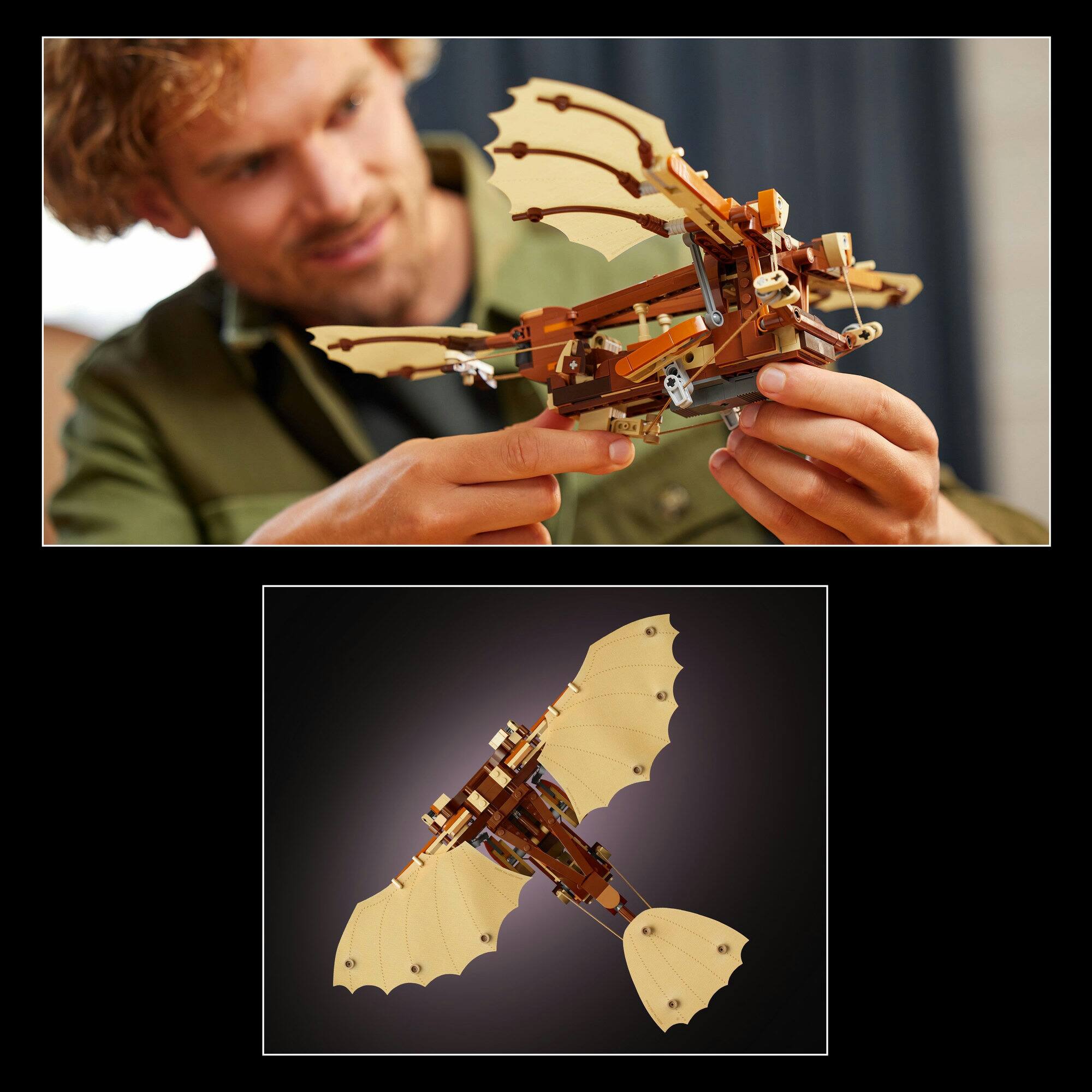 LEGO&#xAE; Icons Leonardo da Vinci&#x2019;s Flying Machine Desk Decor Set for Adults 10363