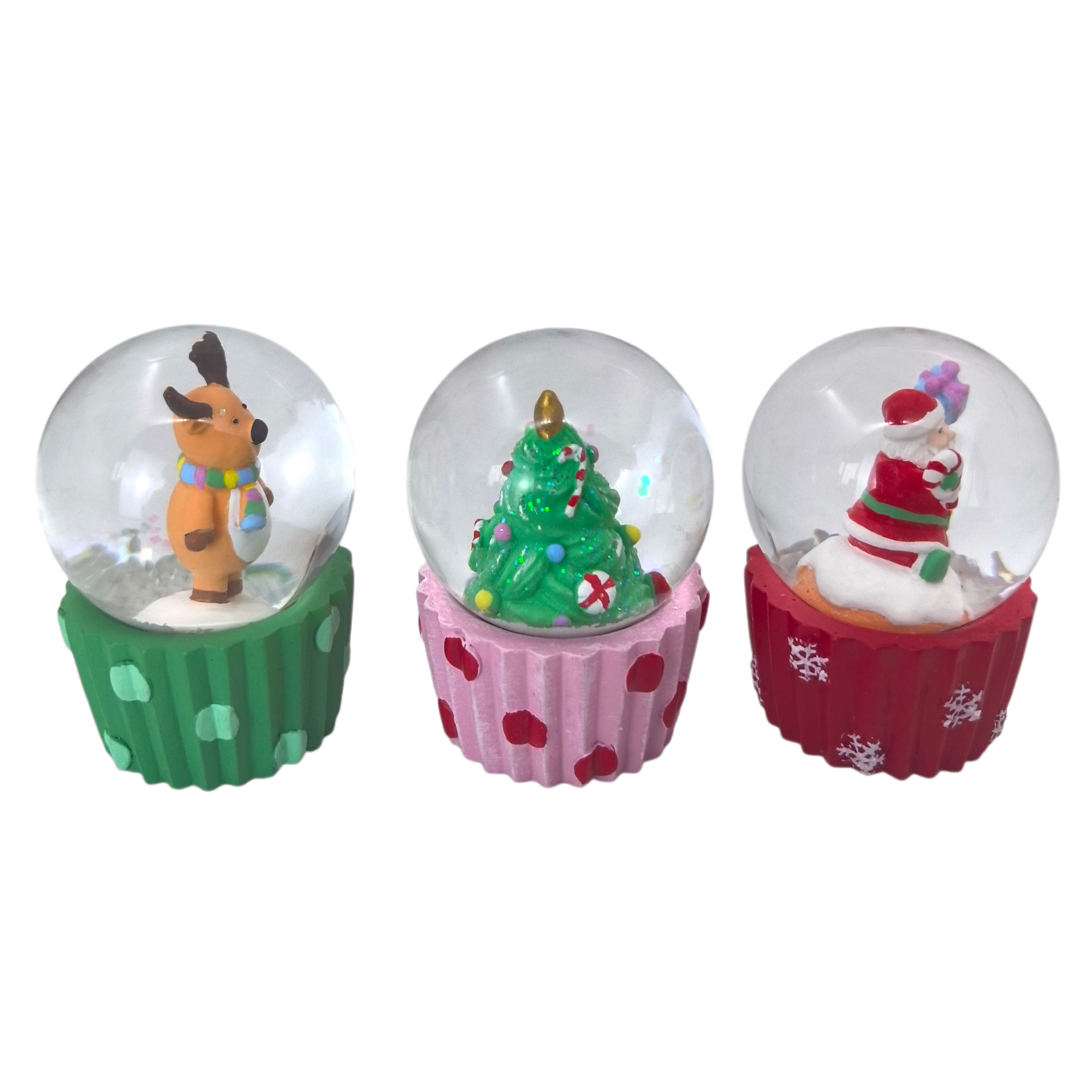 Assorted 2.5&#x22; Mini Christmas Tabletop Waterglobe by Ashland&#xAE;