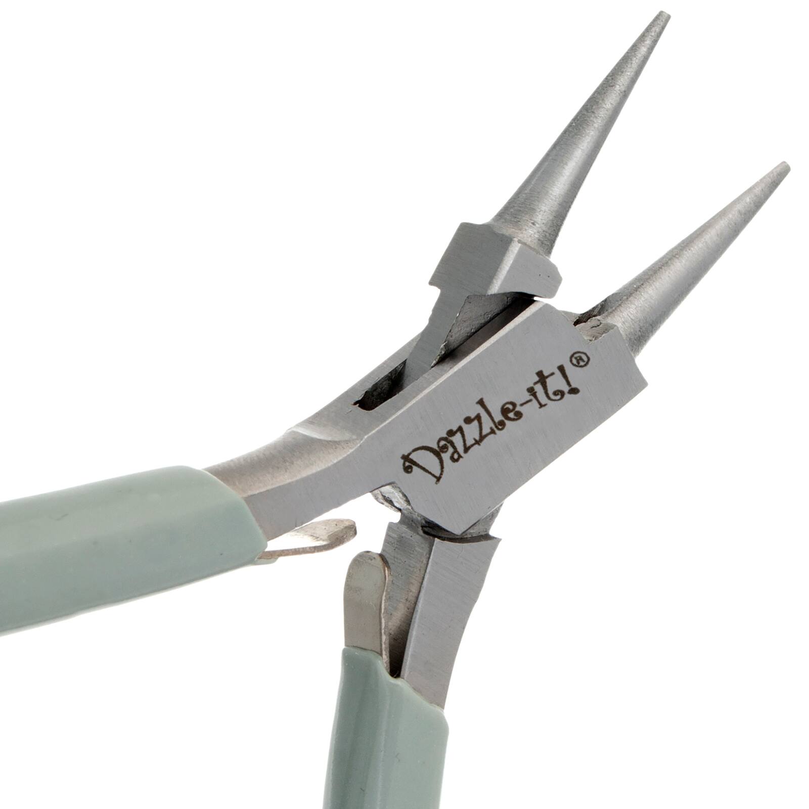 John Bead 4.75&#x22; Multi Purpose Classic Slim Stainless Steel Round Nose Jewelry Pliers