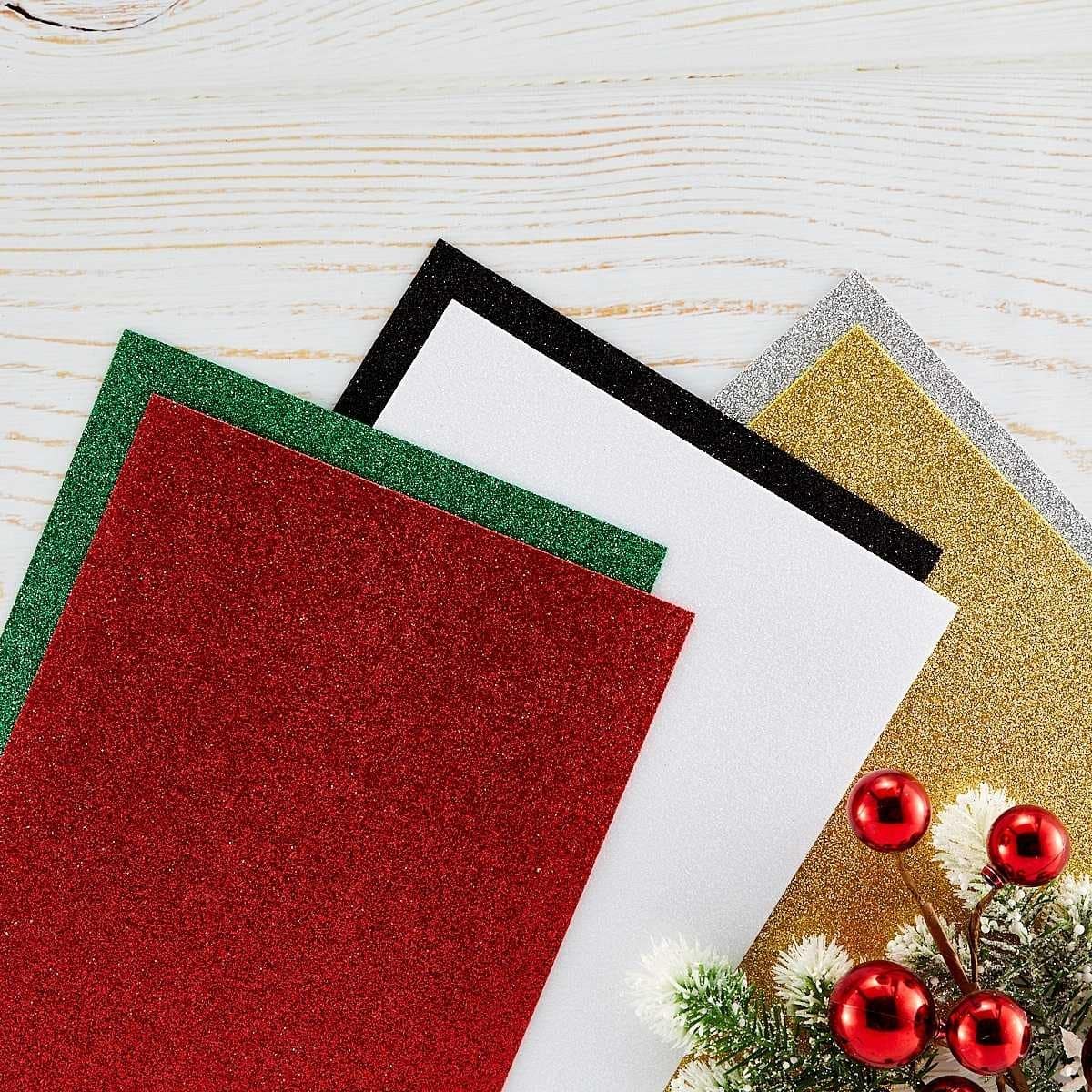 Spellbinders Pop Up Die Cutting Glitter Foam Sheets Gold