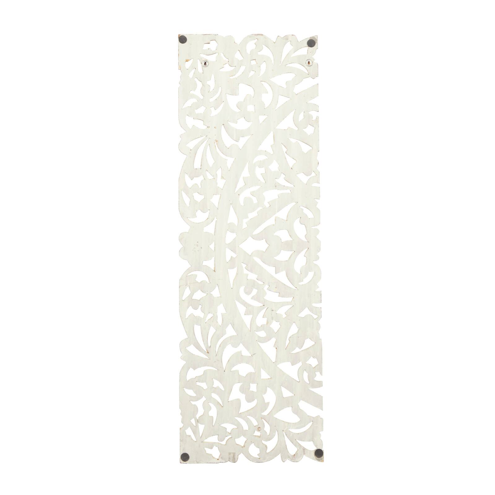 48" Beige Traditional Wood Wall Decor Set