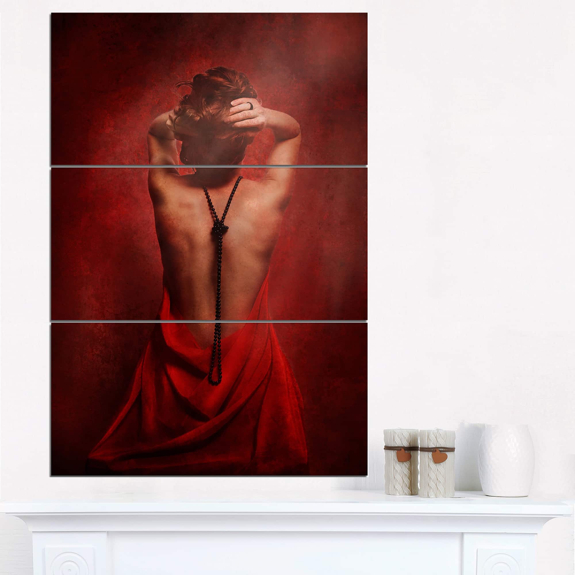 Designart - Woman in Red